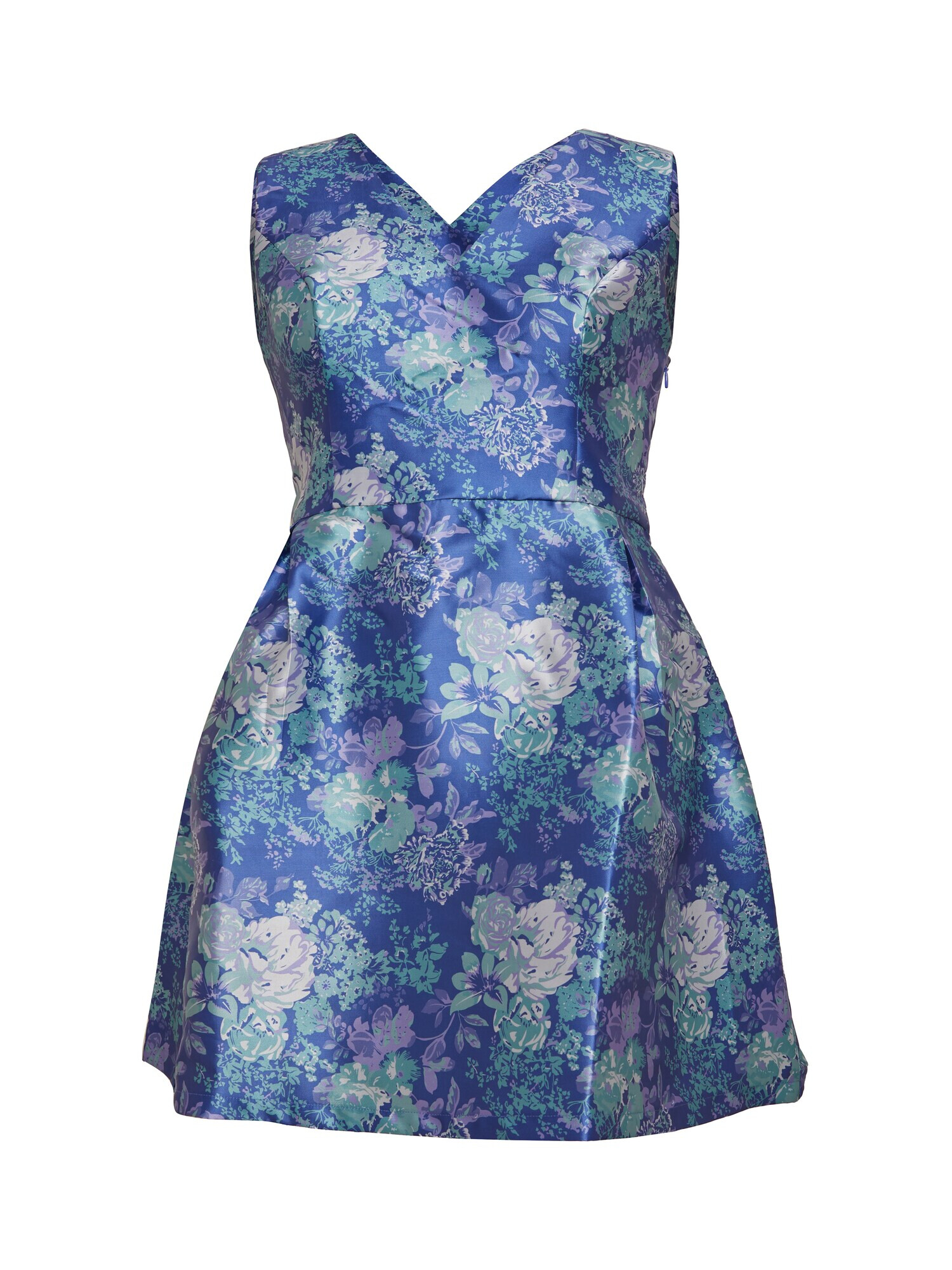 Chi Chi Curve Rochie de cocktail turcoaz / indigo / albastru deschis / mov lavandă - Pled.ro