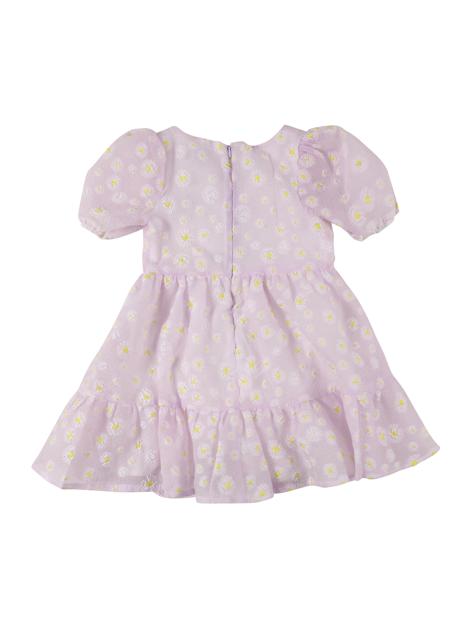 Chi Chi Girls Rochie 'Sabrina' galben citron / mov pastel / alb - Pled.ro