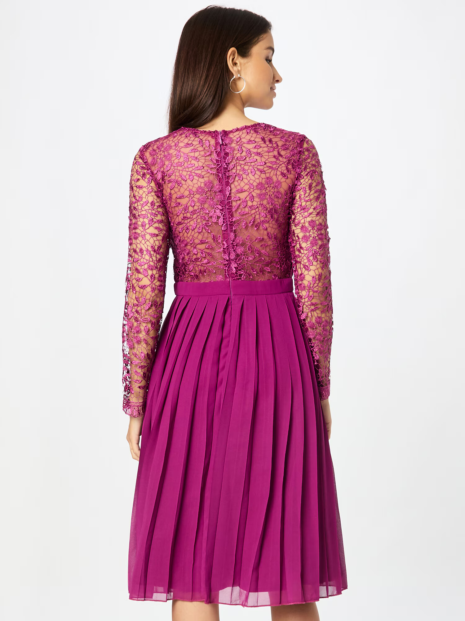 Chi Chi London Rochie de cocktail mov zmeură - Pled.ro