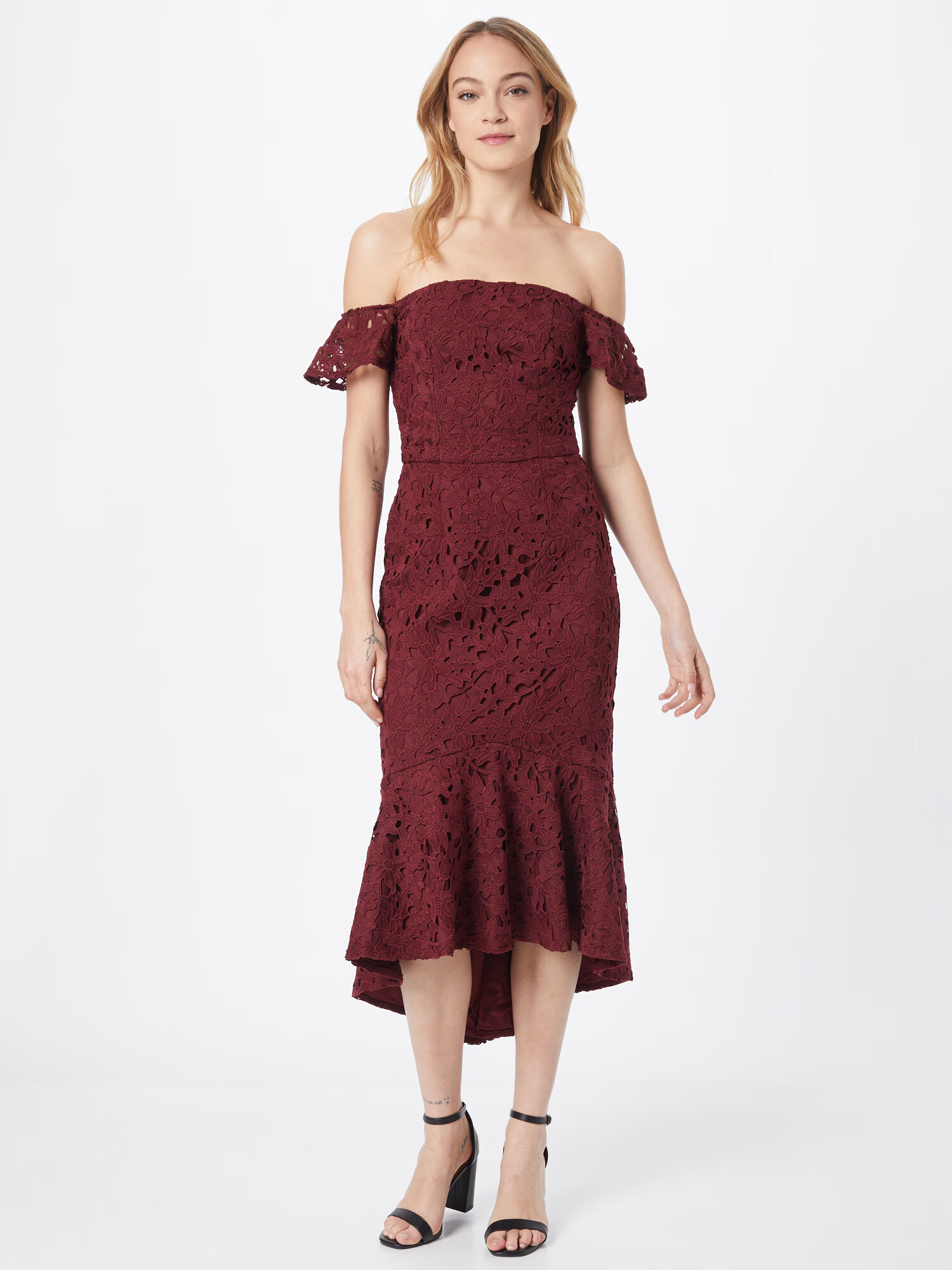 Chi Chi London Rochie de seară roșu burgundy - Pled.ro