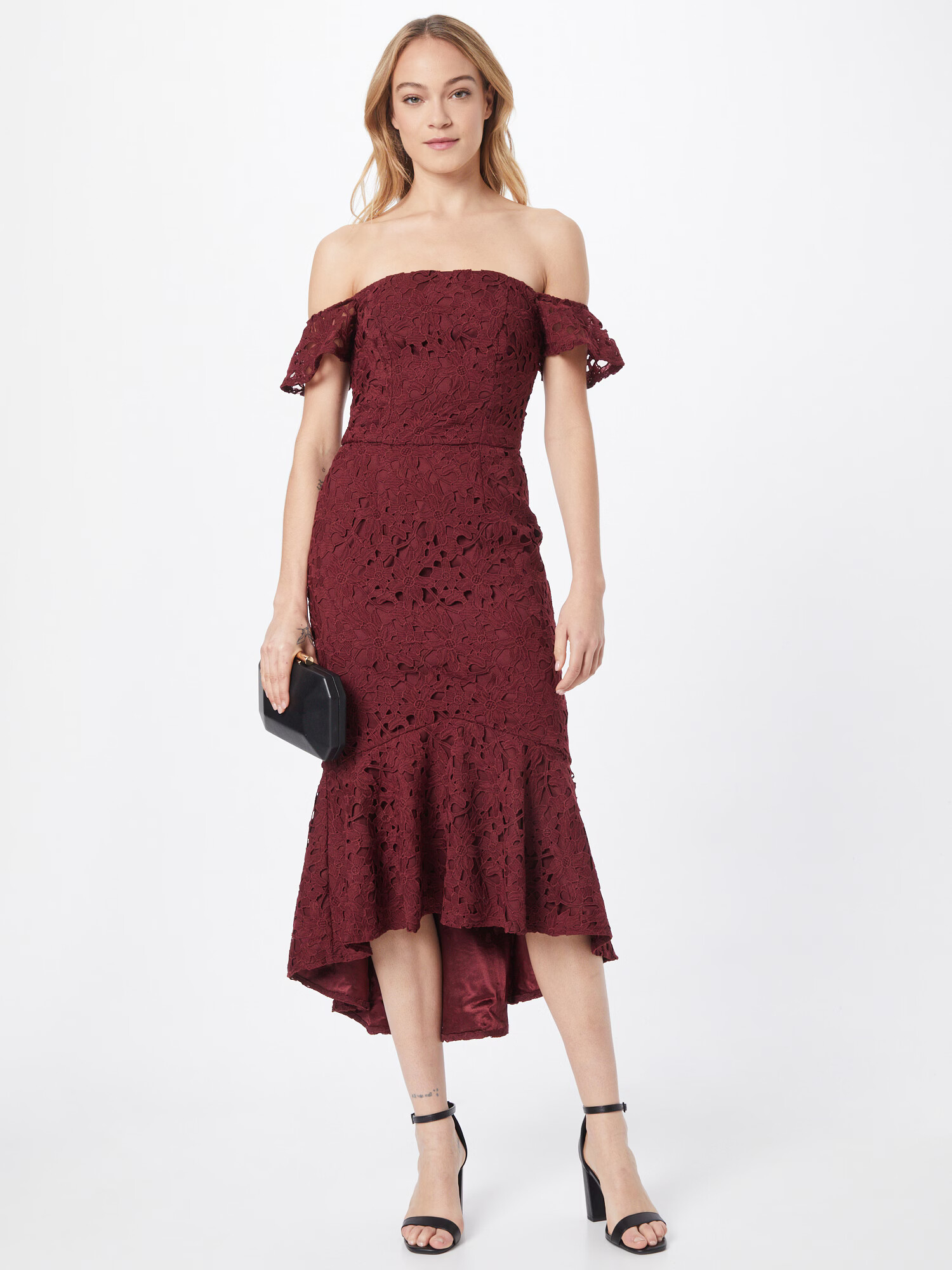 Chi Chi London Rochie de seară roșu burgundy - Pled.ro