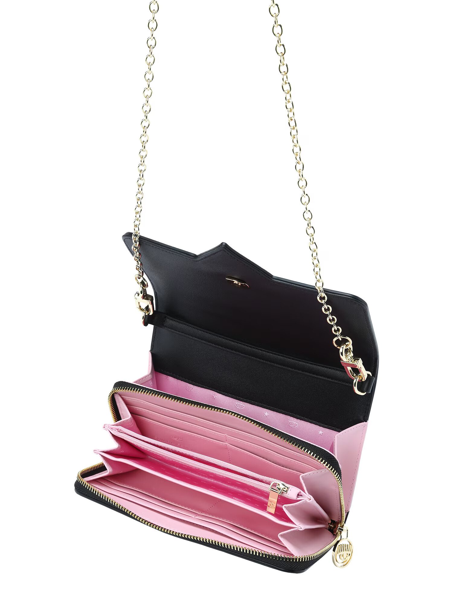 Chiara Ferragni Clutch 'RANGE A' negru - Pled.ro