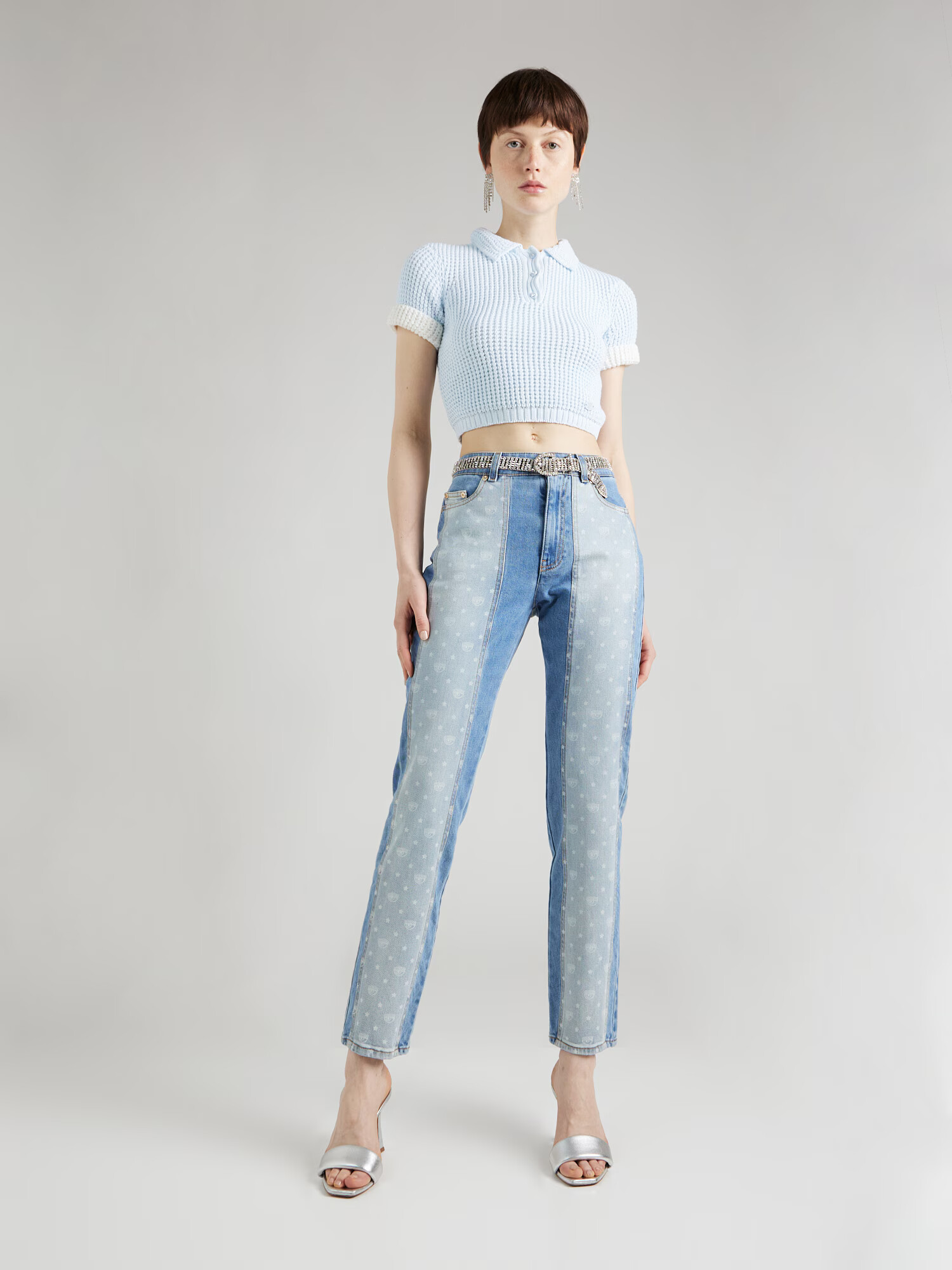 Chiara Ferragni Jeans albastru denim / albastru deschis - Pled.ro