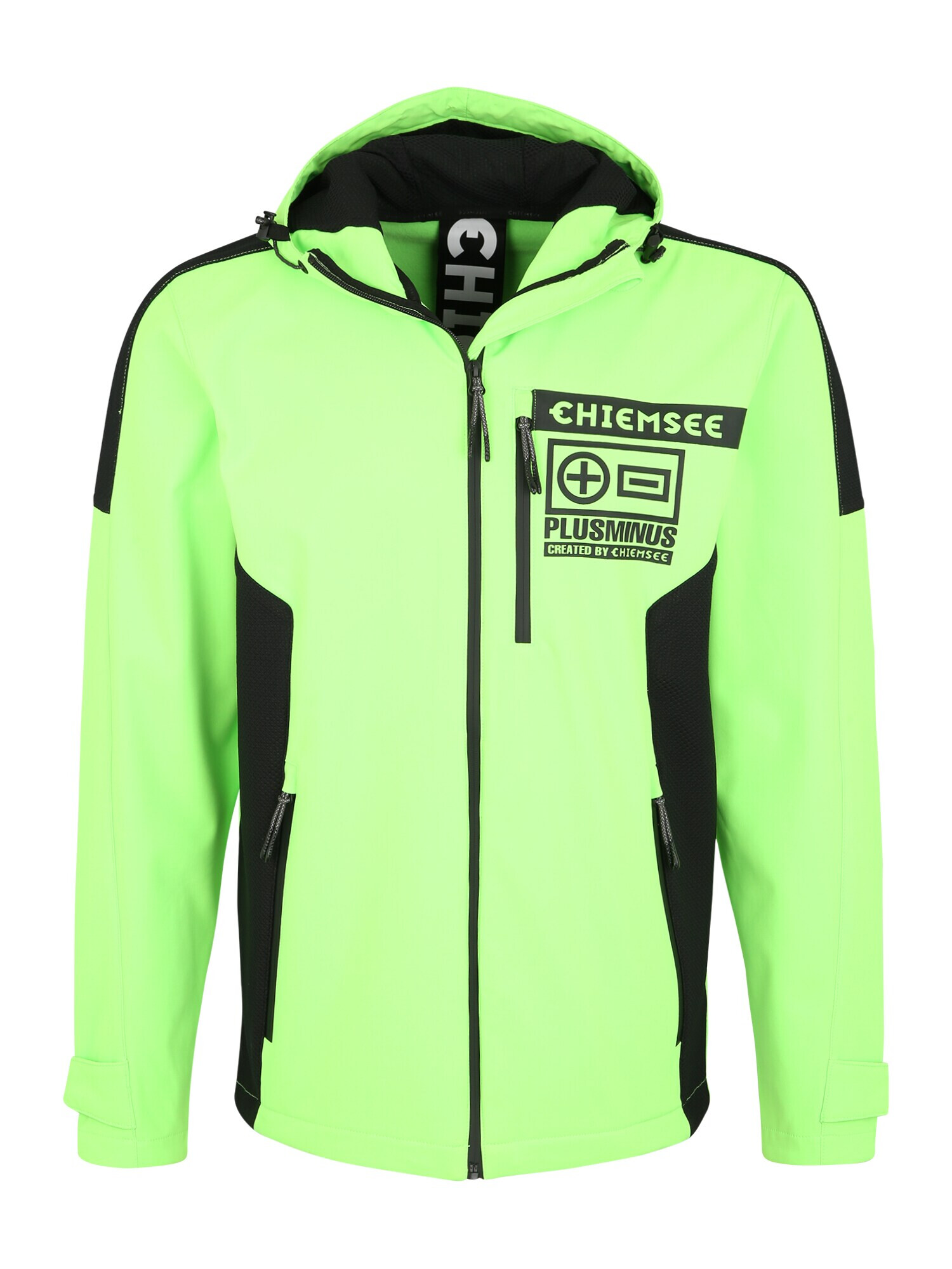 CHIEMSEE Geacă sport 'Teton' verde neon / negru - Pled.ro