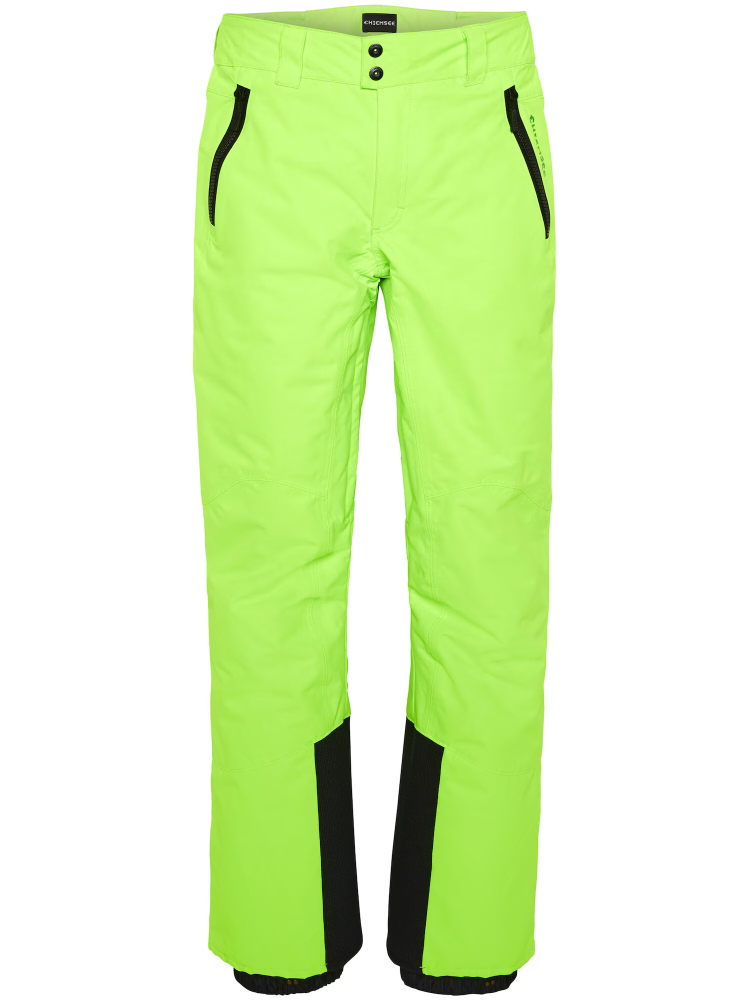 CHIEMSEE Pantaloni outdoor 'Taos' verde jad / verde neon / negru - Pled.ro