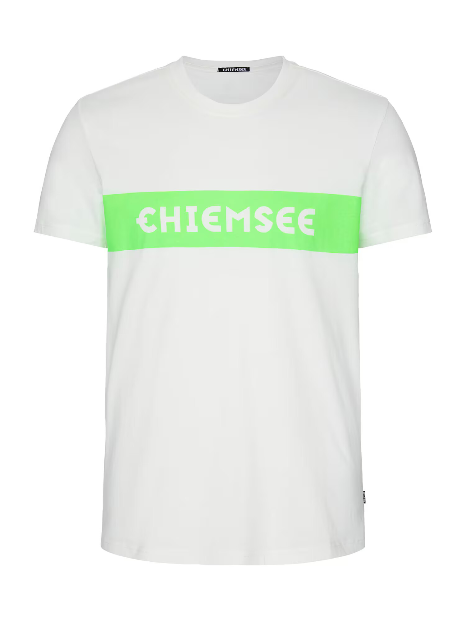 CHIEMSEE Tricou funcțional verde / alb - Pled.ro