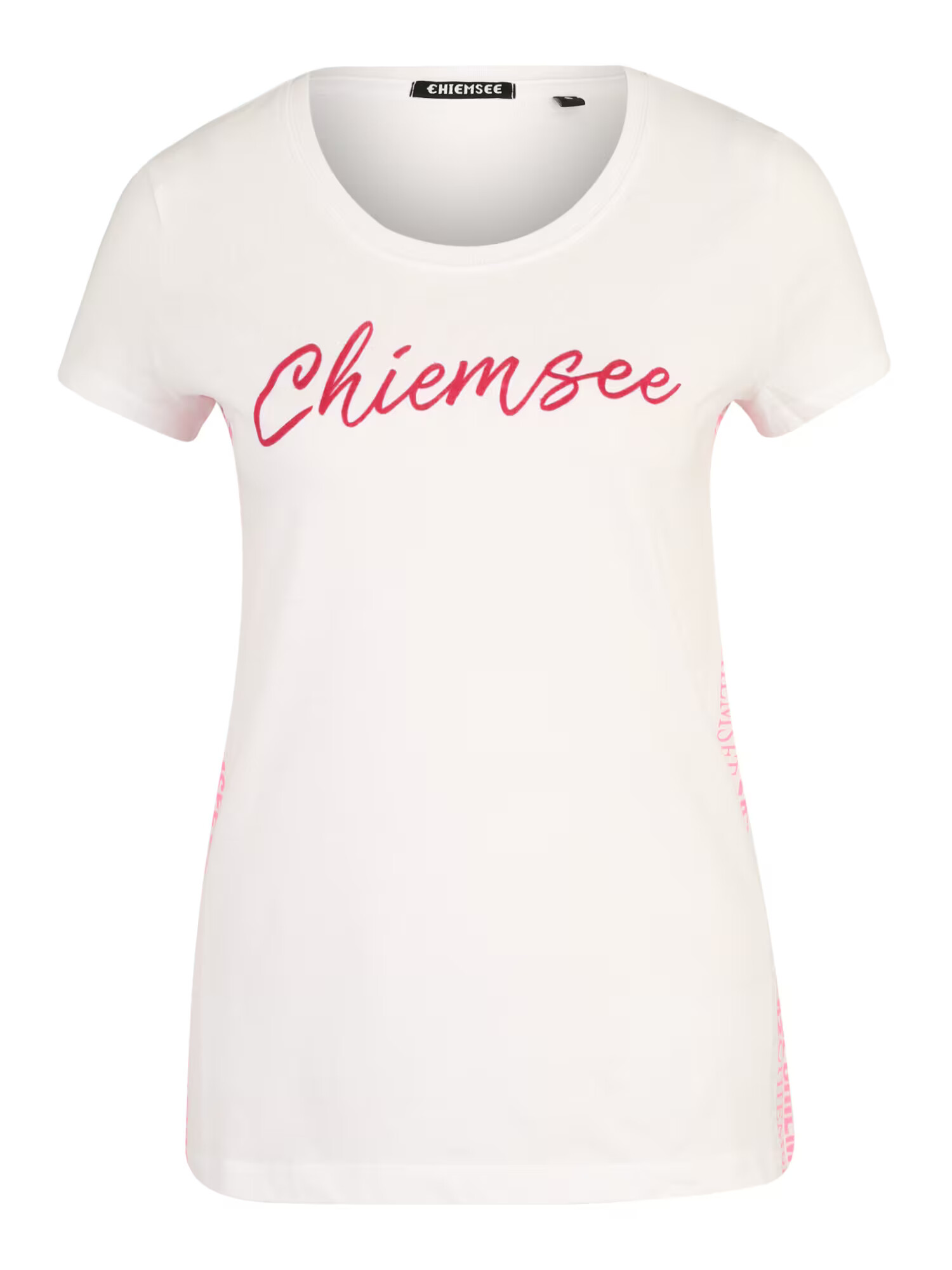 CHIEMSEE Tricou funcțional verde deschis / roz pitaya / alb - Pled.ro