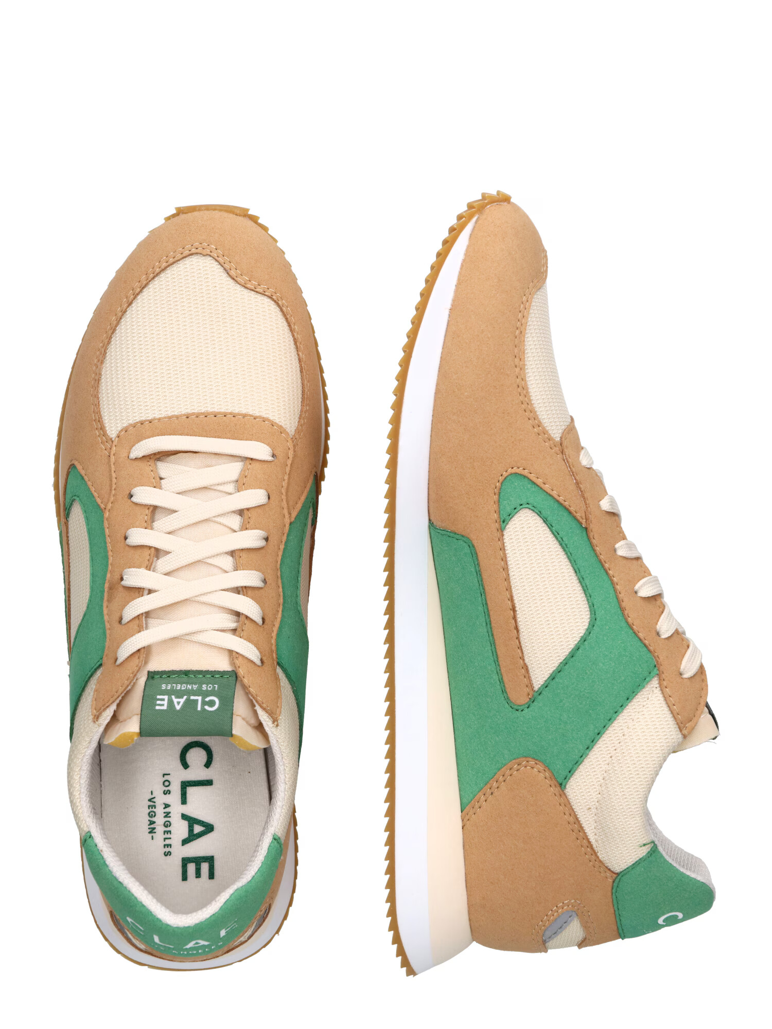 CLAE Sneaker low 'Edson' bej / nisipiu / verde - Pled.ro