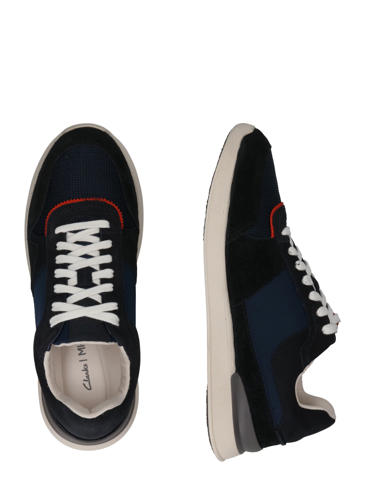 CLARKS Sneaker low 'RaceLite Tor' bleumarin / albastru închis / roșu / alb - Pled.ro