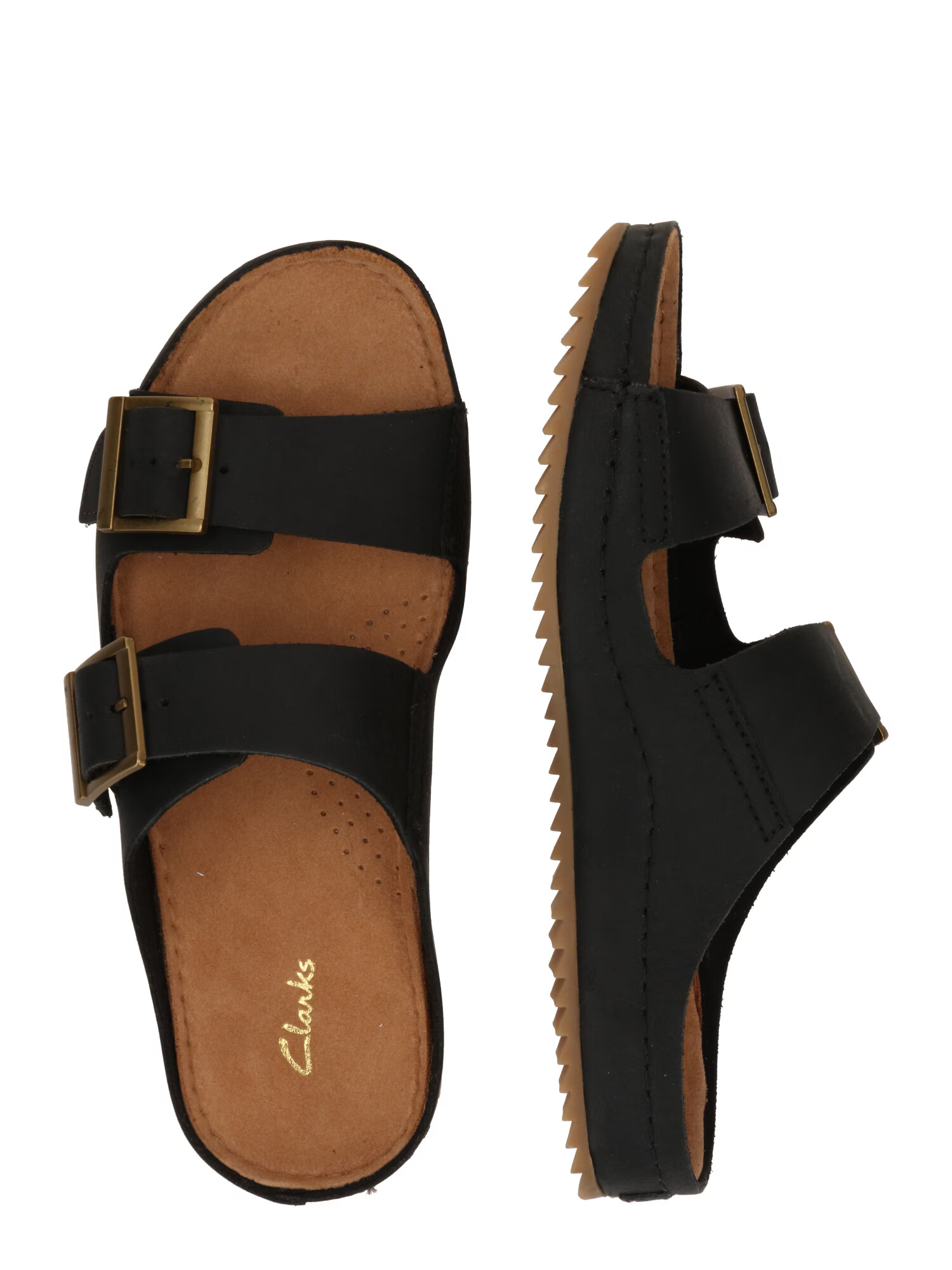 CLARKS Saboți 'Brookleigh Sun' negru - Pled.ro