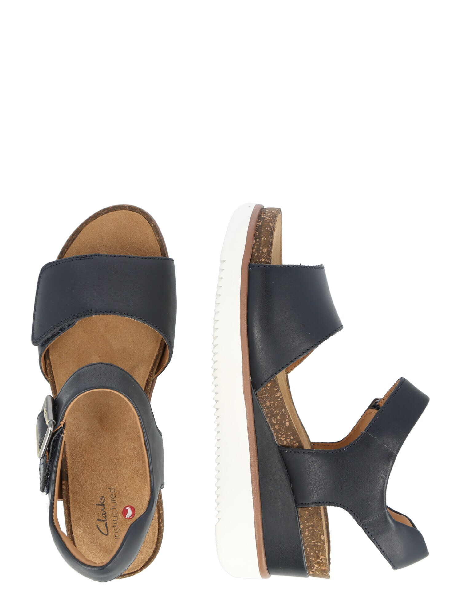 CLARKS Sandale 'Lizby Strap' bleumarin - Pled.ro