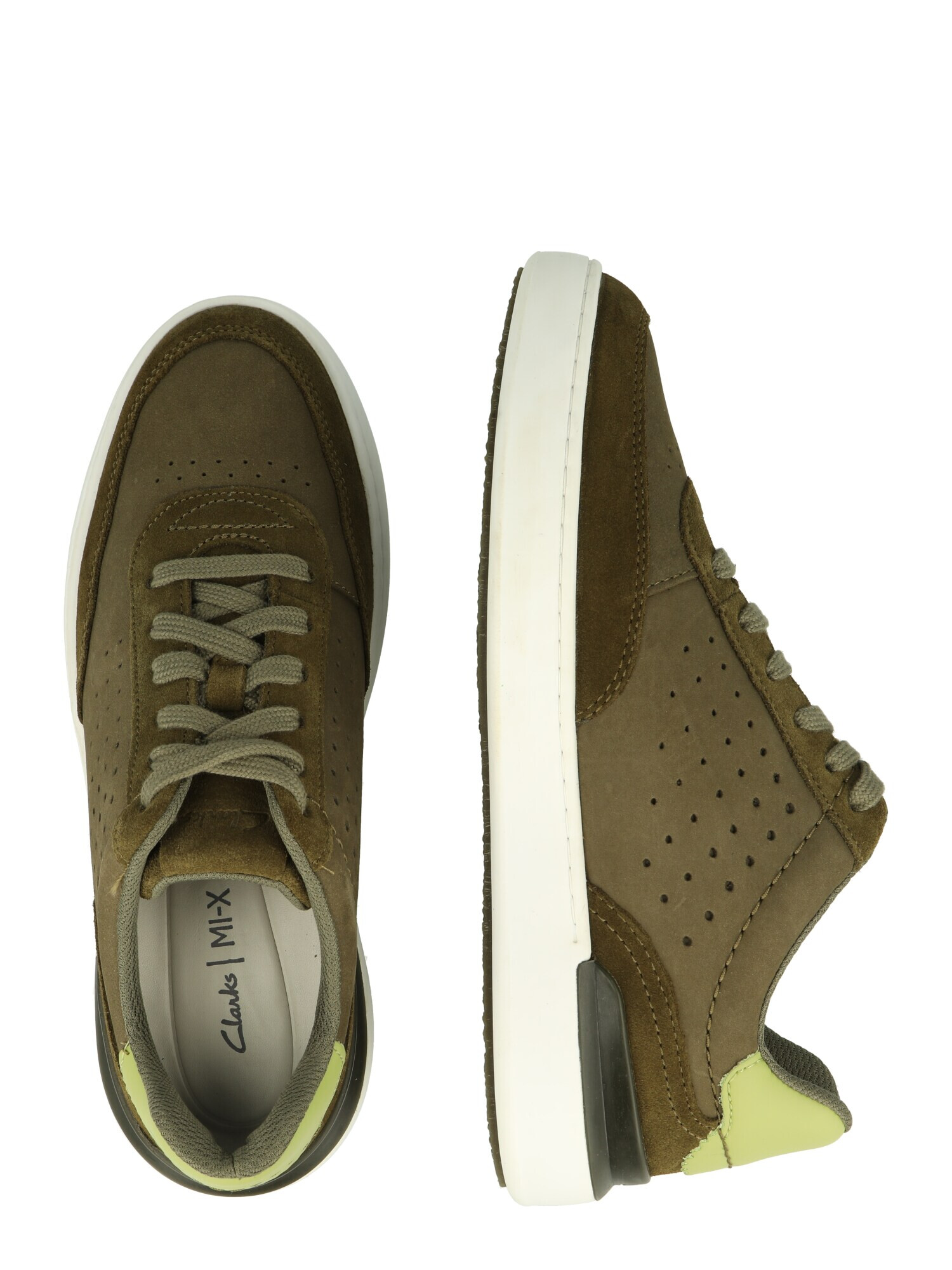 CLARKS Sneaker low 'CourtLite Tor' kaki / verde deschis - Pled.ro