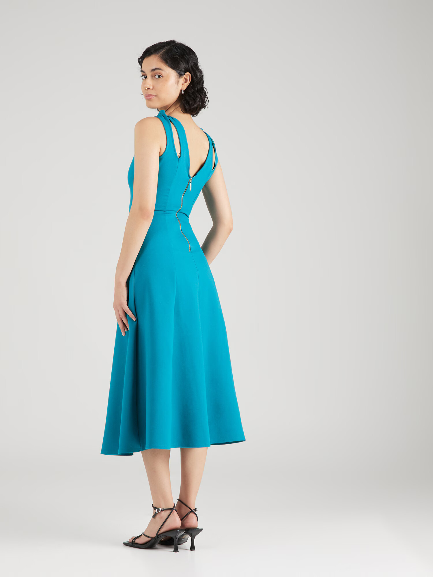 Closet London Rochie de cocktail cyan - Pled.ro