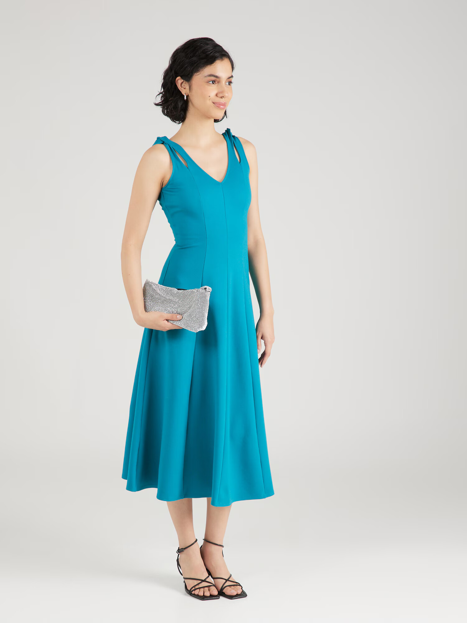 Closet London Rochie de cocktail cyan - Pled.ro