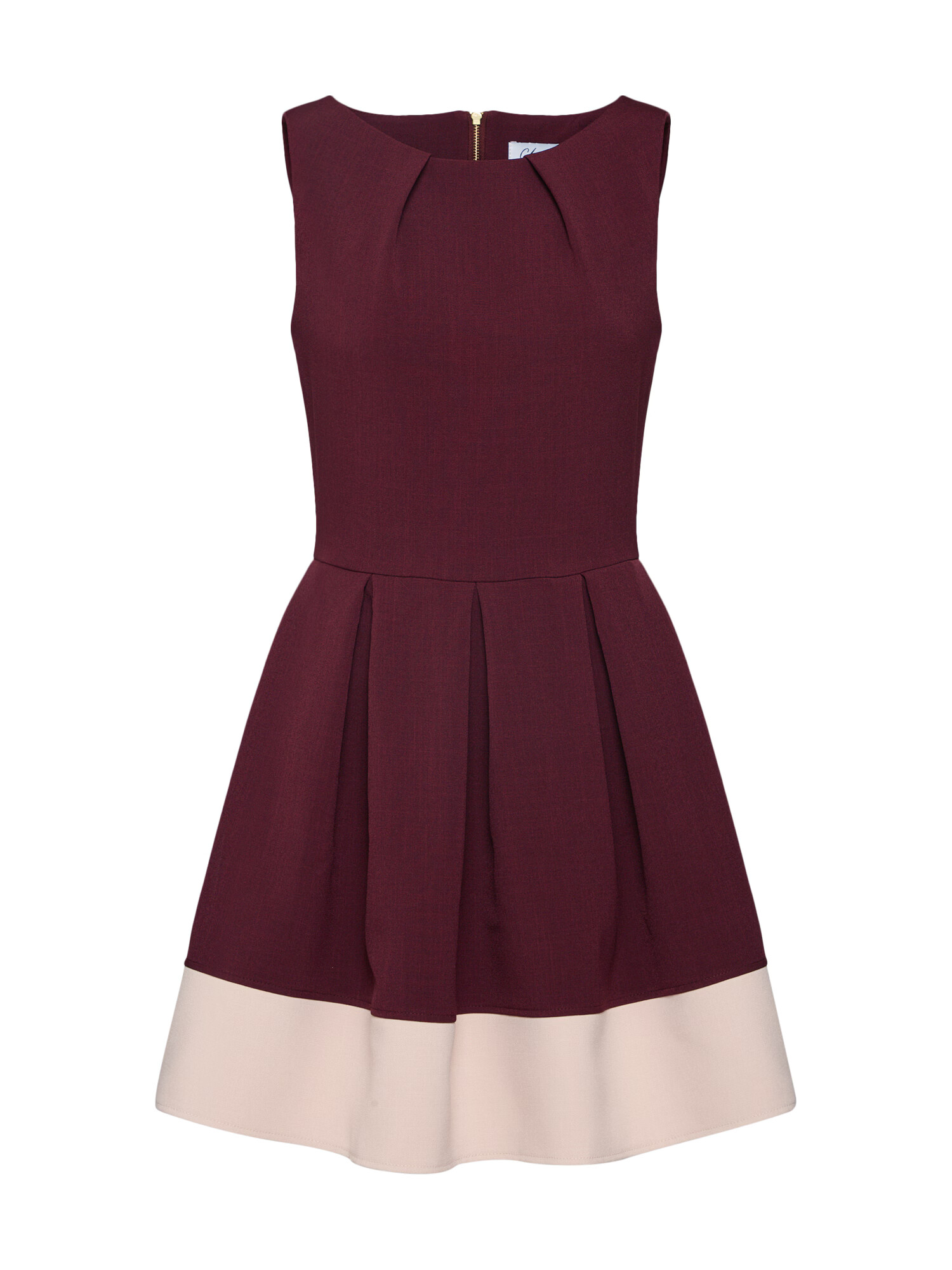 Closet London Rochie de cocktail roșu burgundy - Pled.ro