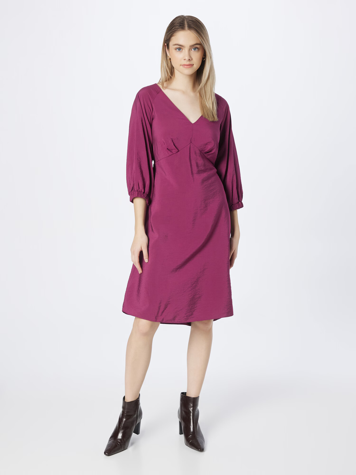 Closet London Rochie mov zmeură - Pled.ro