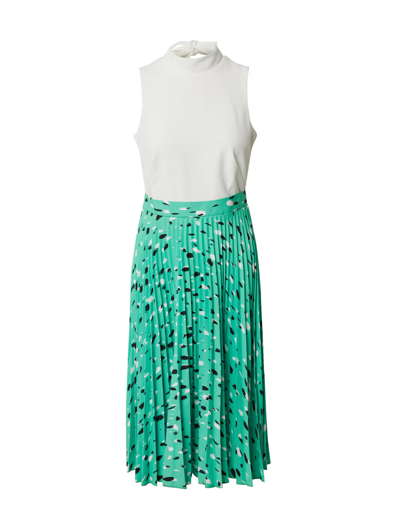 Closet London Rochie verde deschis / negru / alb - Pled.ro