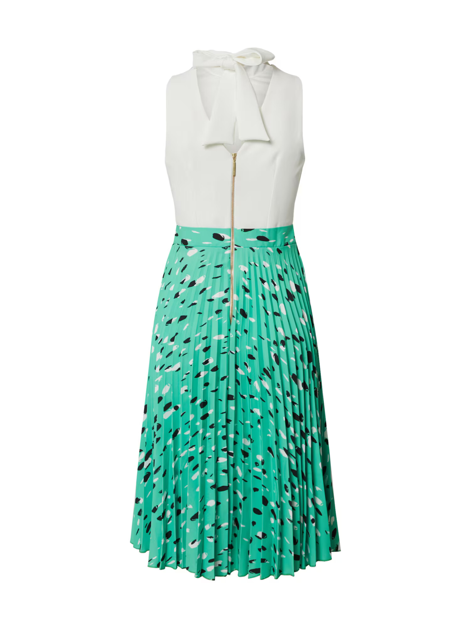 Closet London Rochie verde deschis / negru / alb - Pled.ro