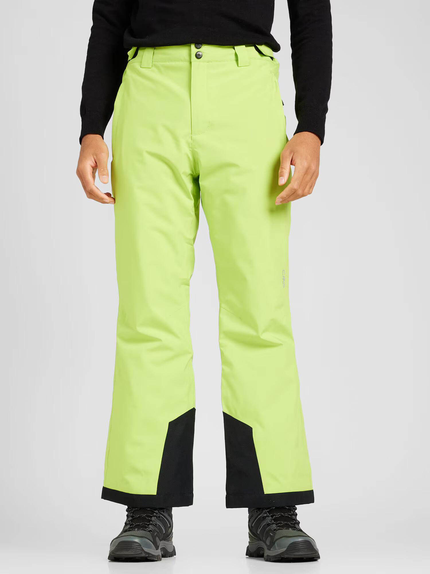 CMP Pantaloni outdoor verde deschis / negru - Pled.ro