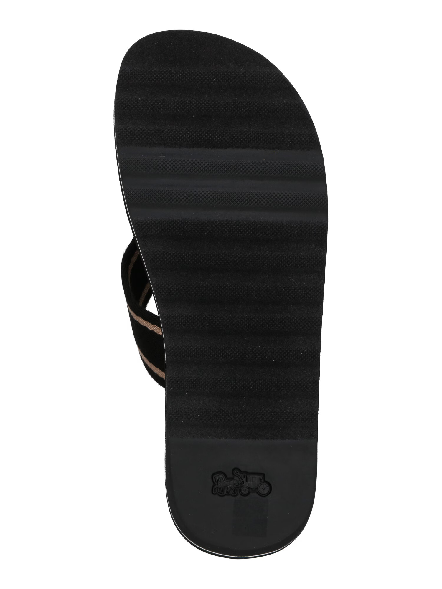 COACH Flip-flops 'Zoe' bej / negru - Pled.ro