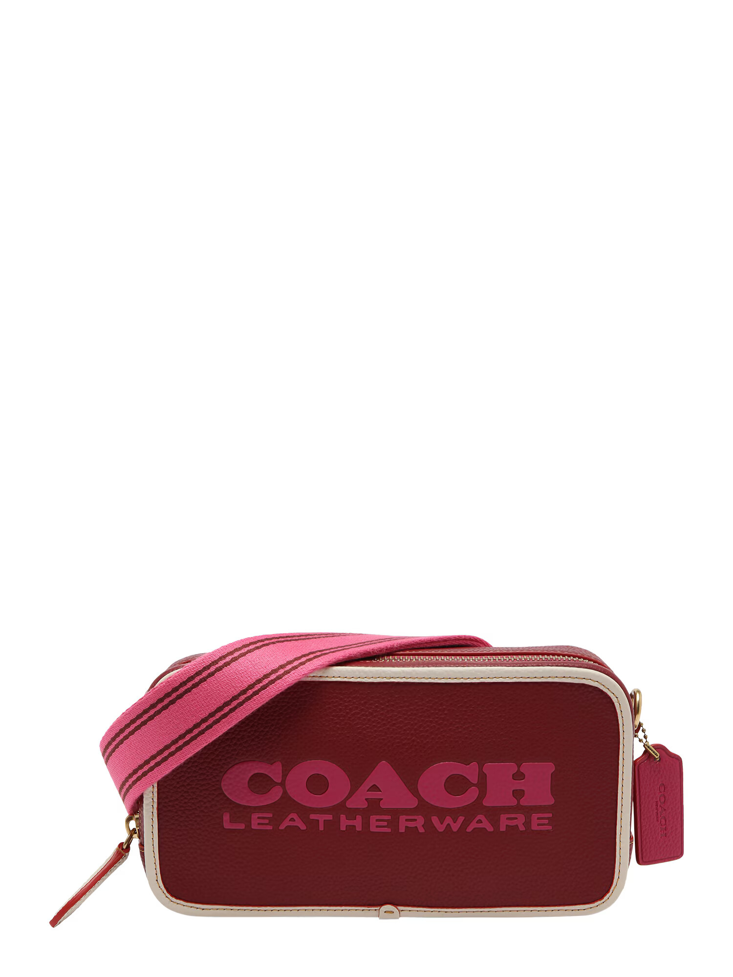 COACH Geantă de umăr 'Kia' bej / roz / roșu burgundy - Pled.ro