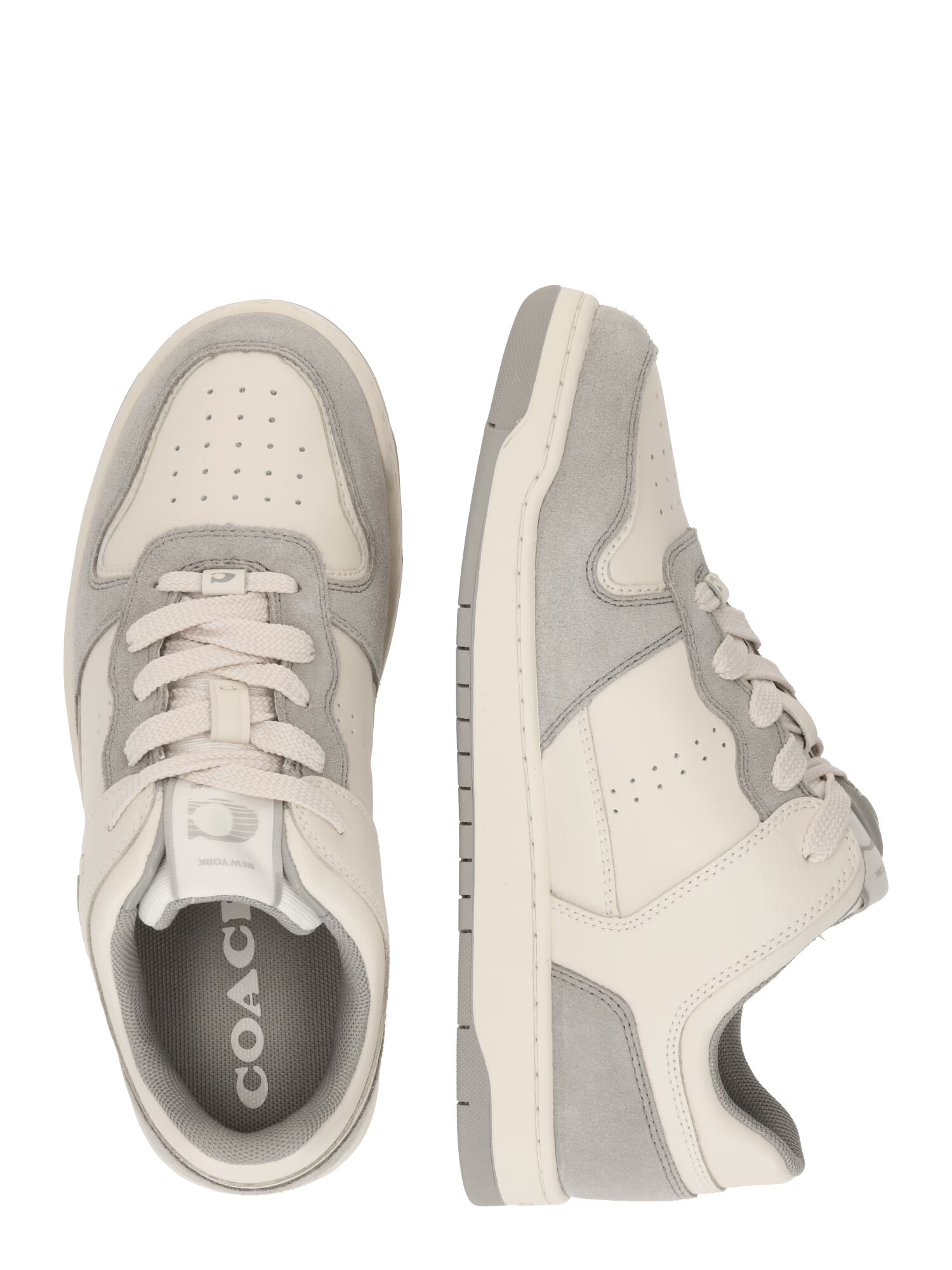 COACH Sneaker low 'C201' ecru / gri - Pled.ro