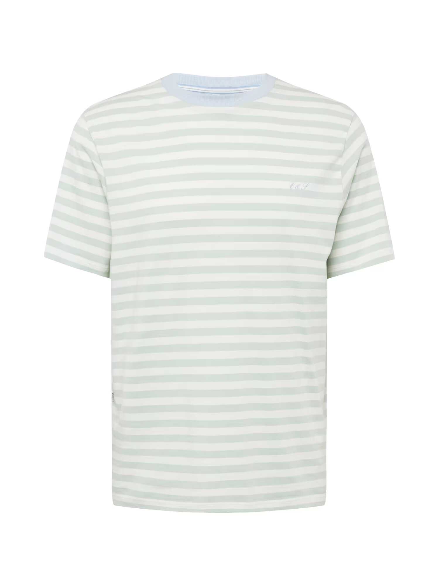 COLOURS & SONS Tricou verde deschis / alb - Pled.ro