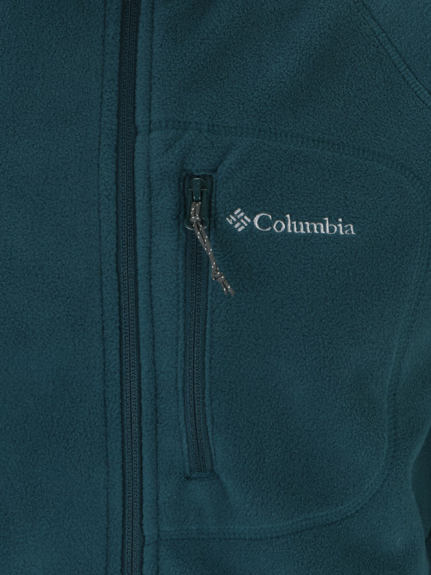 COLUMBIA Jachetă fleece funcțională 'Fast Trek II' verde petrol / alb - Pled.ro