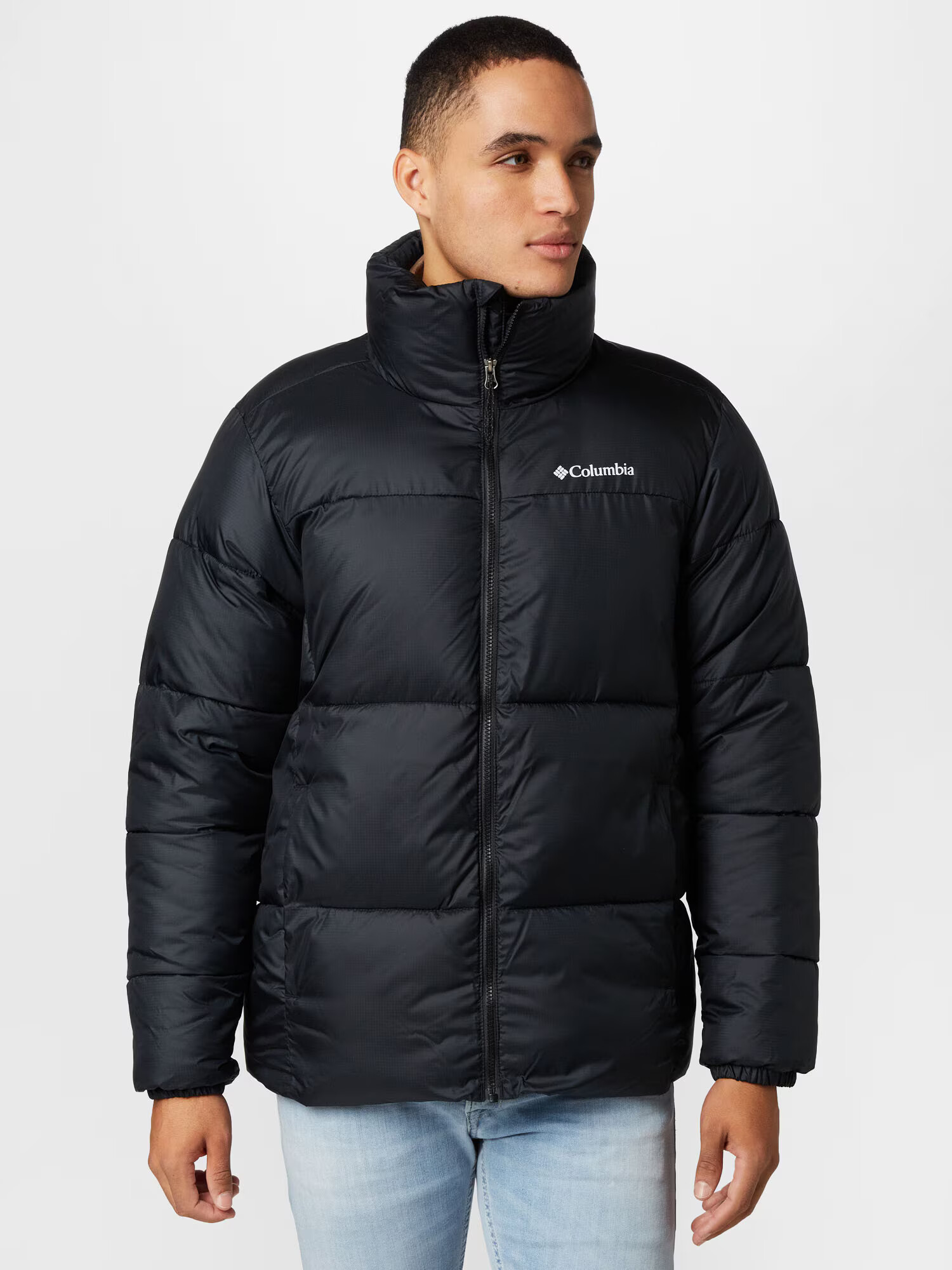 COLUMBIA Geacă outdoor 'Puffect II' negru / alb - Pled.ro