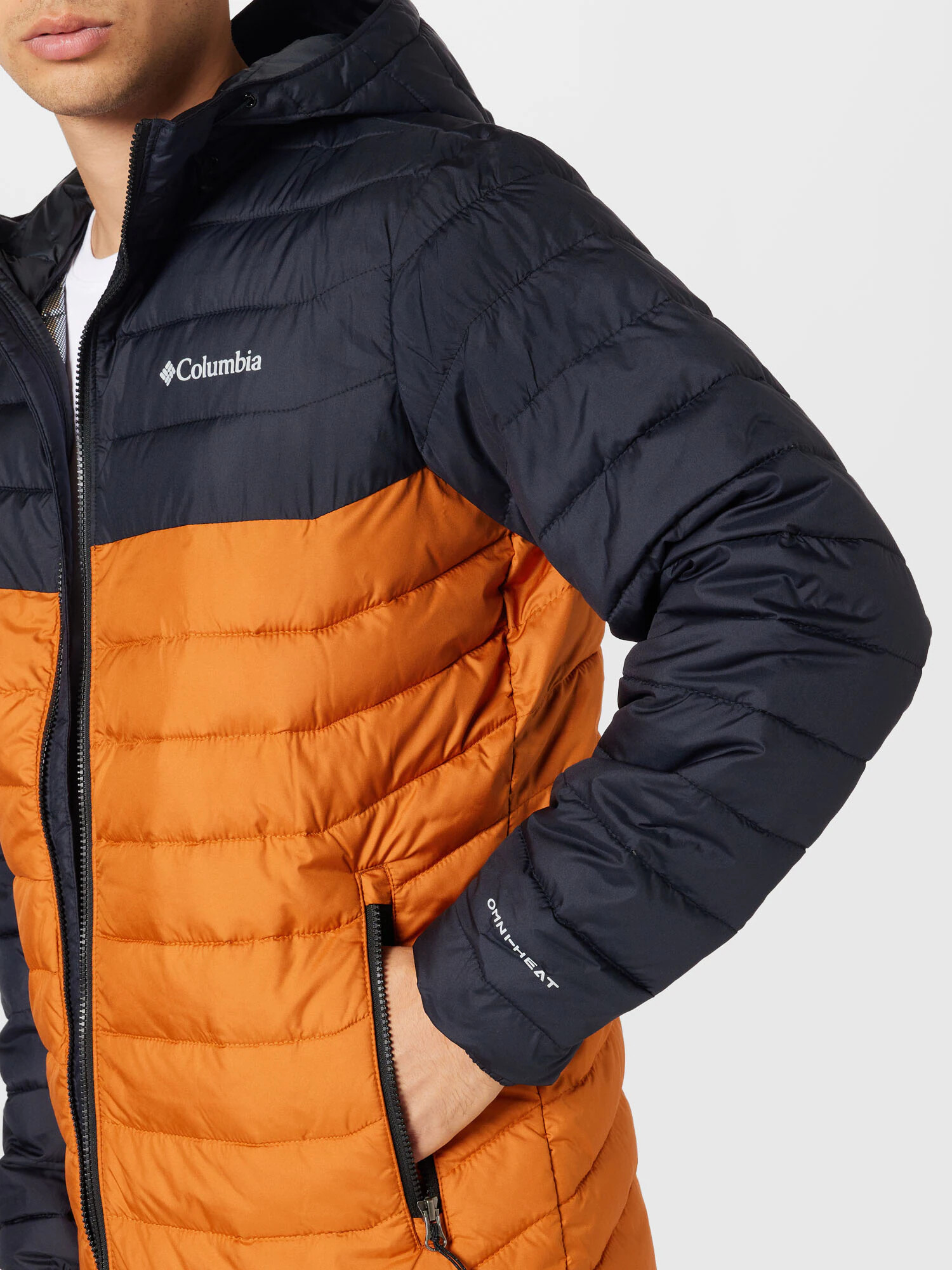 COLUMBIA Geacă outdoor 'Powder Lite' bleumarin / arămiu - Pled.ro