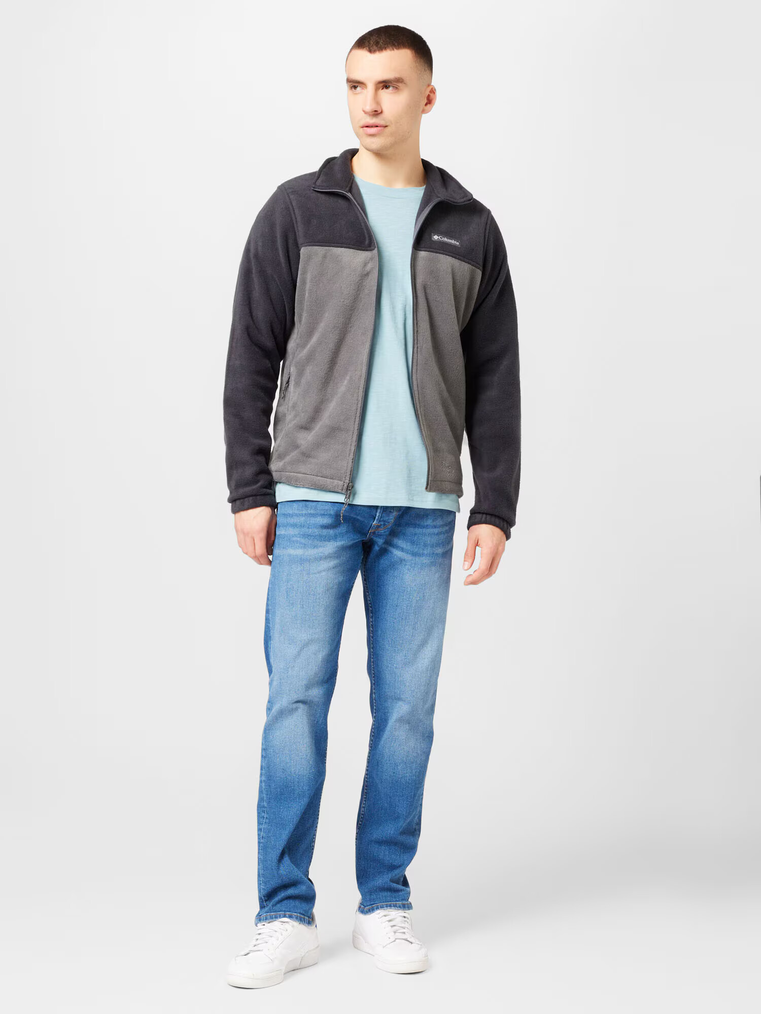 COLUMBIA Jachetă fleece funcțională 'Steens Mountain' gri / negru - Pled.ro