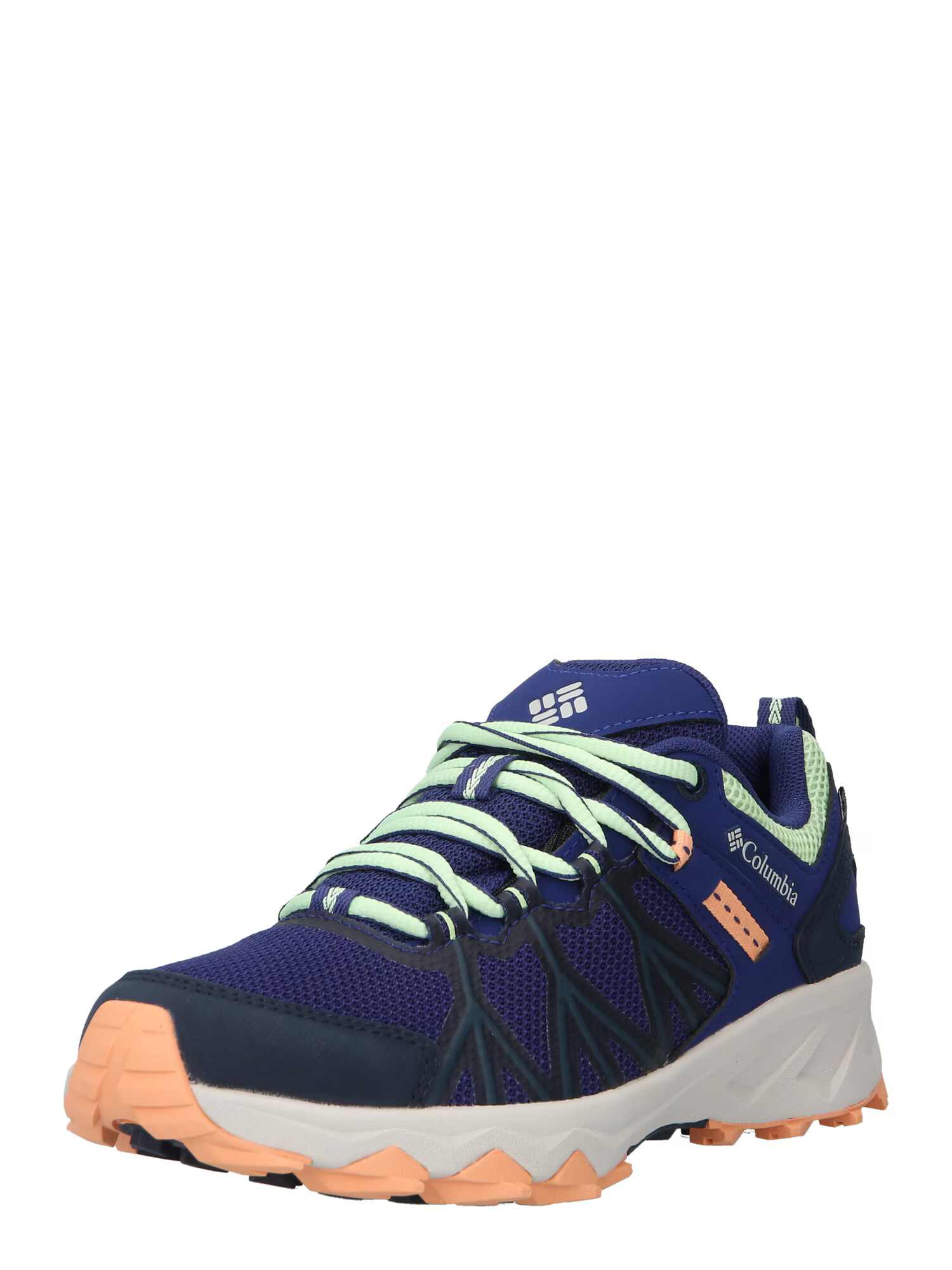 COLUMBIA Pantofi 'PEAKFREAK II' bleumarin / albastru noapte / verde pastel / portocaliu - Pled.ro