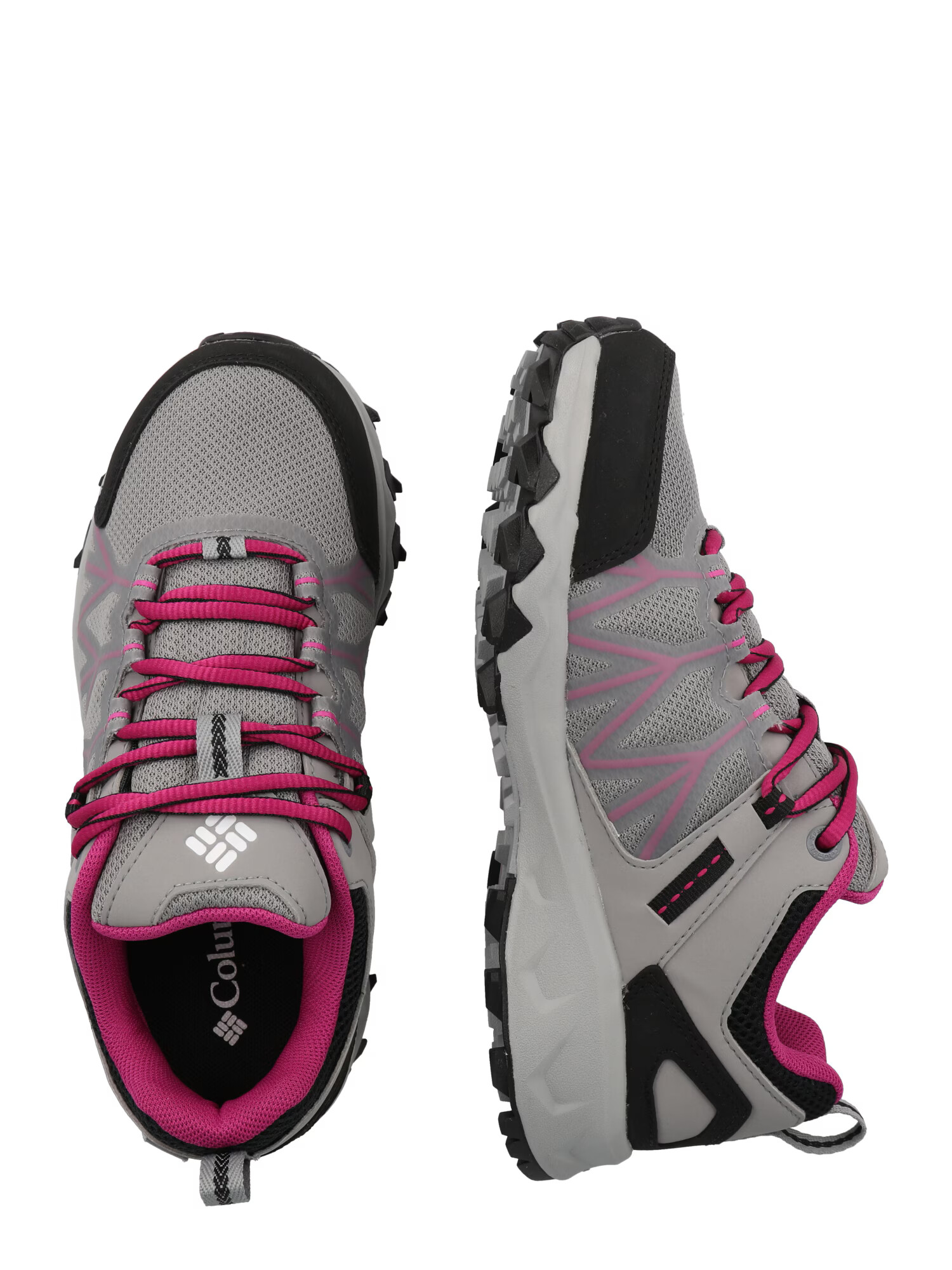 COLUMBIA Pantofi 'PEAKFREAK II' gri / fucsia / negru / alb - Pled.ro