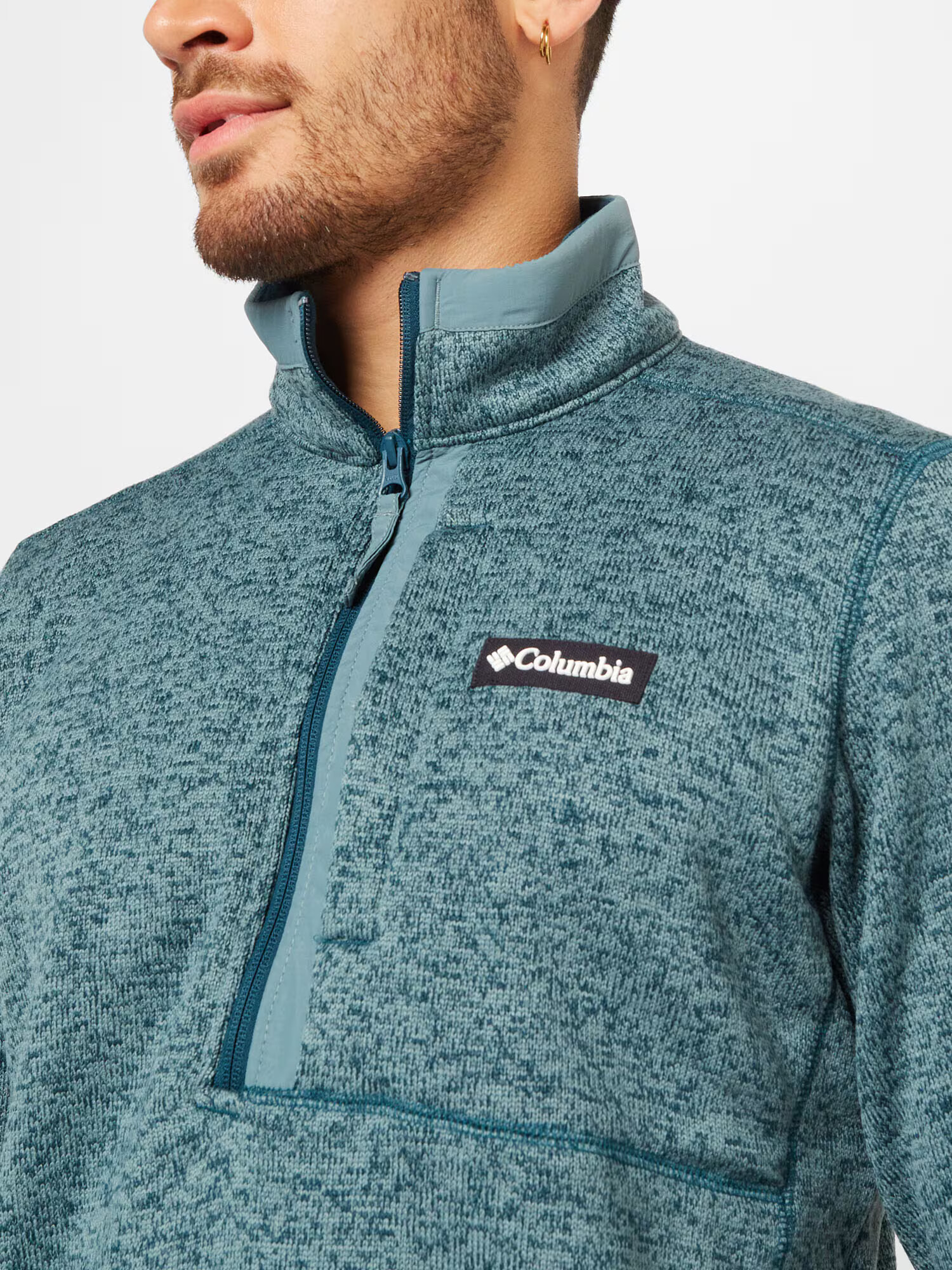 COLUMBIA Pulovere sport 'Sweater Weather™' verde jad / negru / alb murdar - Pled.ro