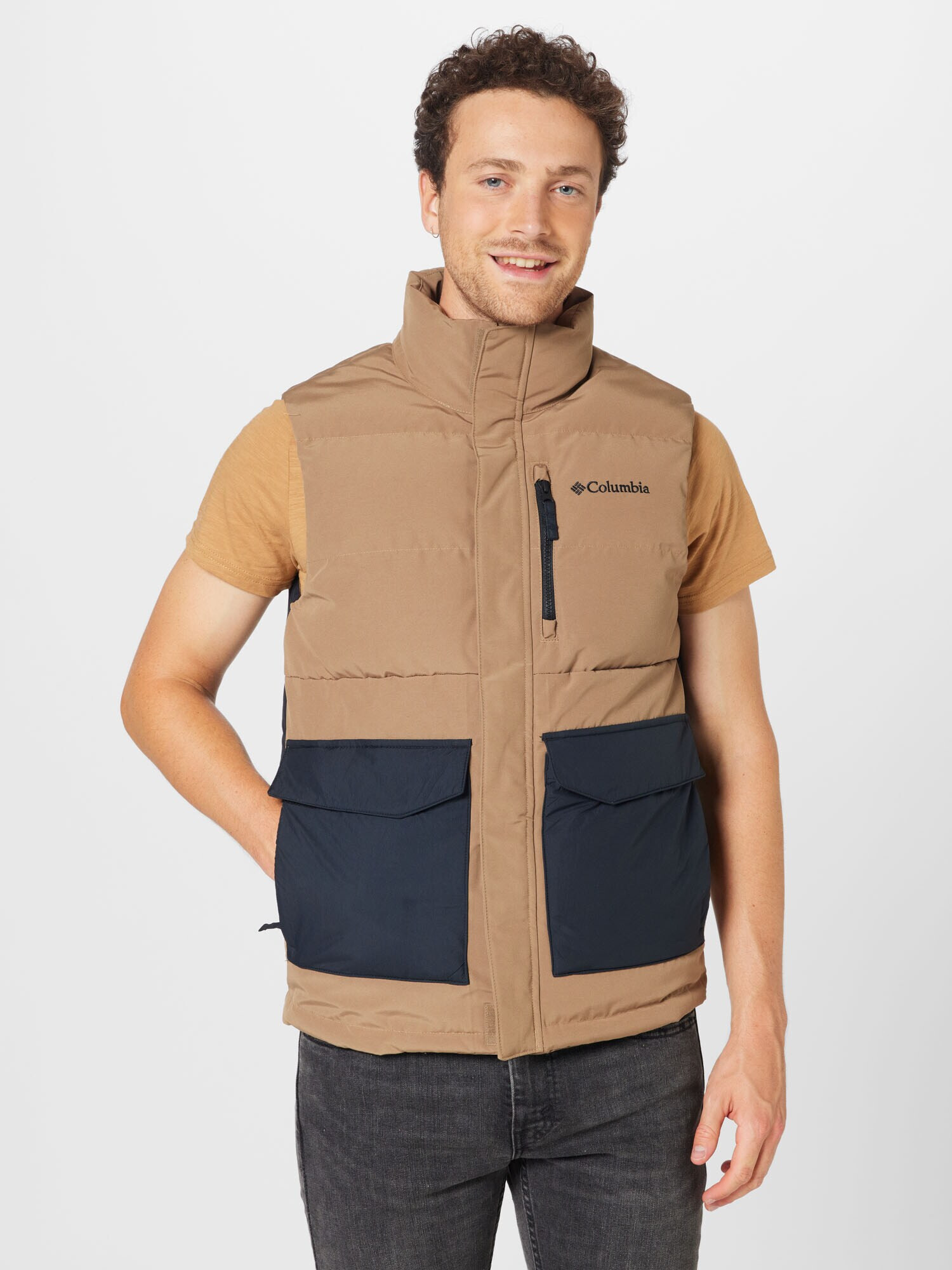 COLUMBIA Vestă sport 'Marquam Peak Fusion' maro deschis / negru - Pled.ro