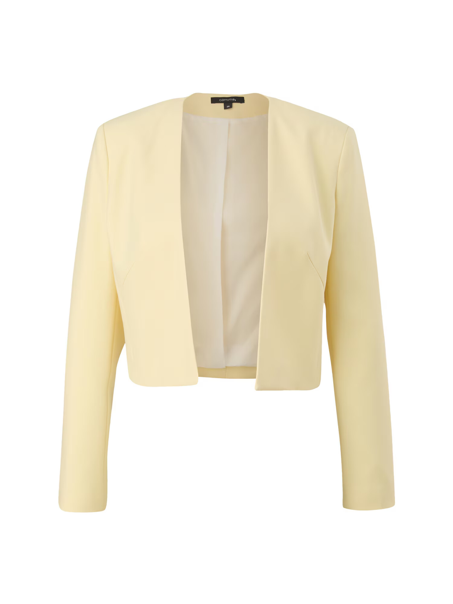 COMMA Bolero galben pastel - Pled.ro