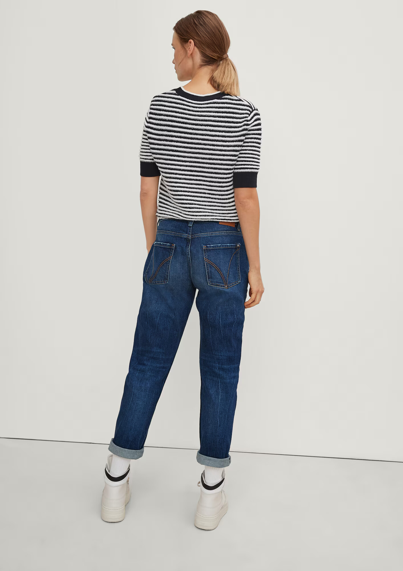 comma casual identity Jeans albastru denim - Pled.ro