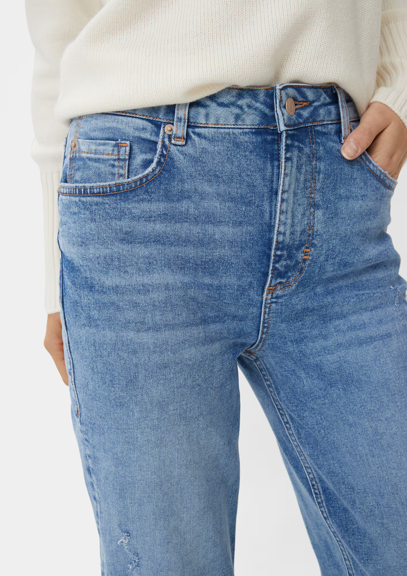 comma casual identity Jeans albastru denim - Pled.ro