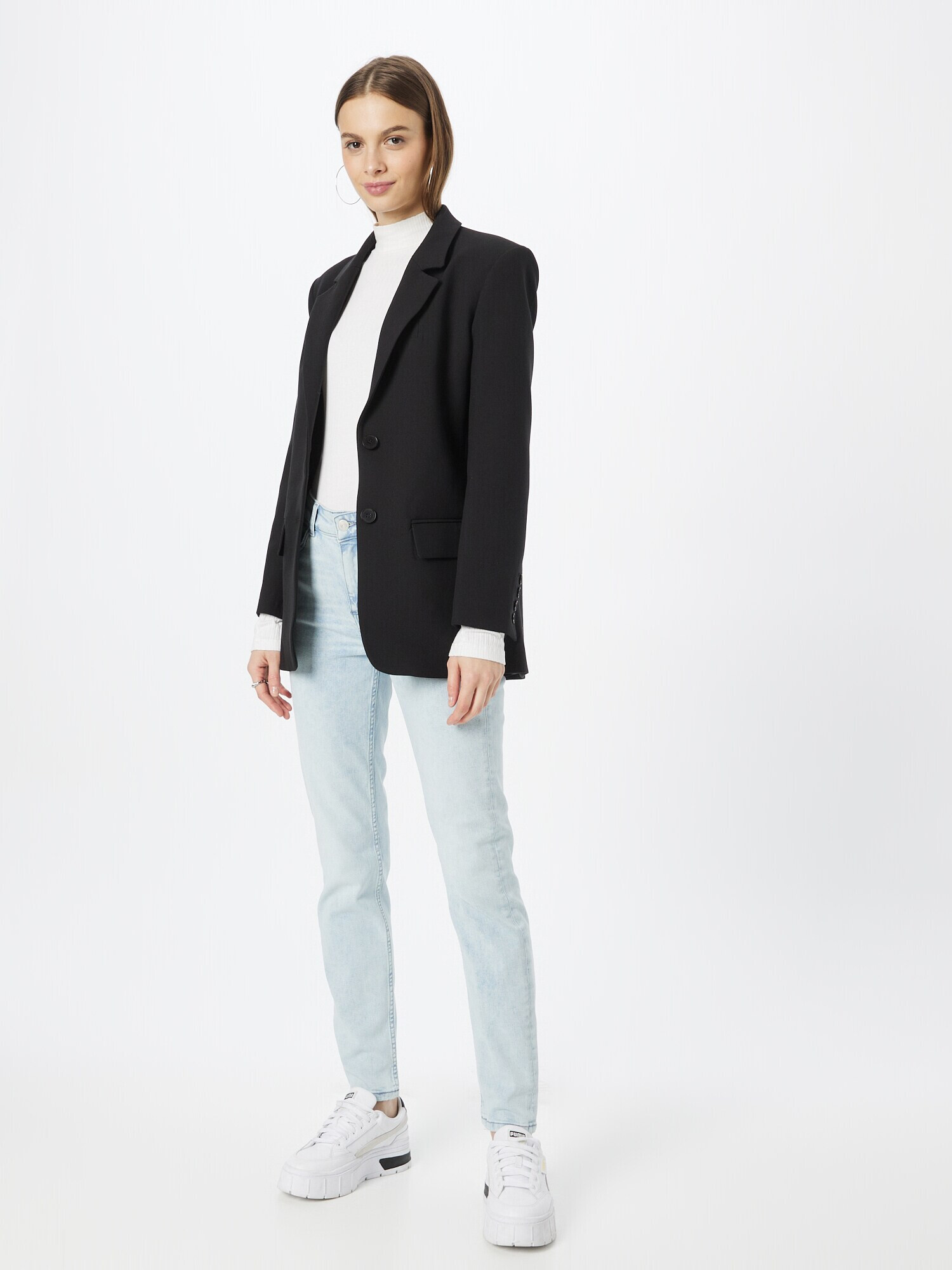 comma casual identity Jeans albastru deschis - Pled.ro