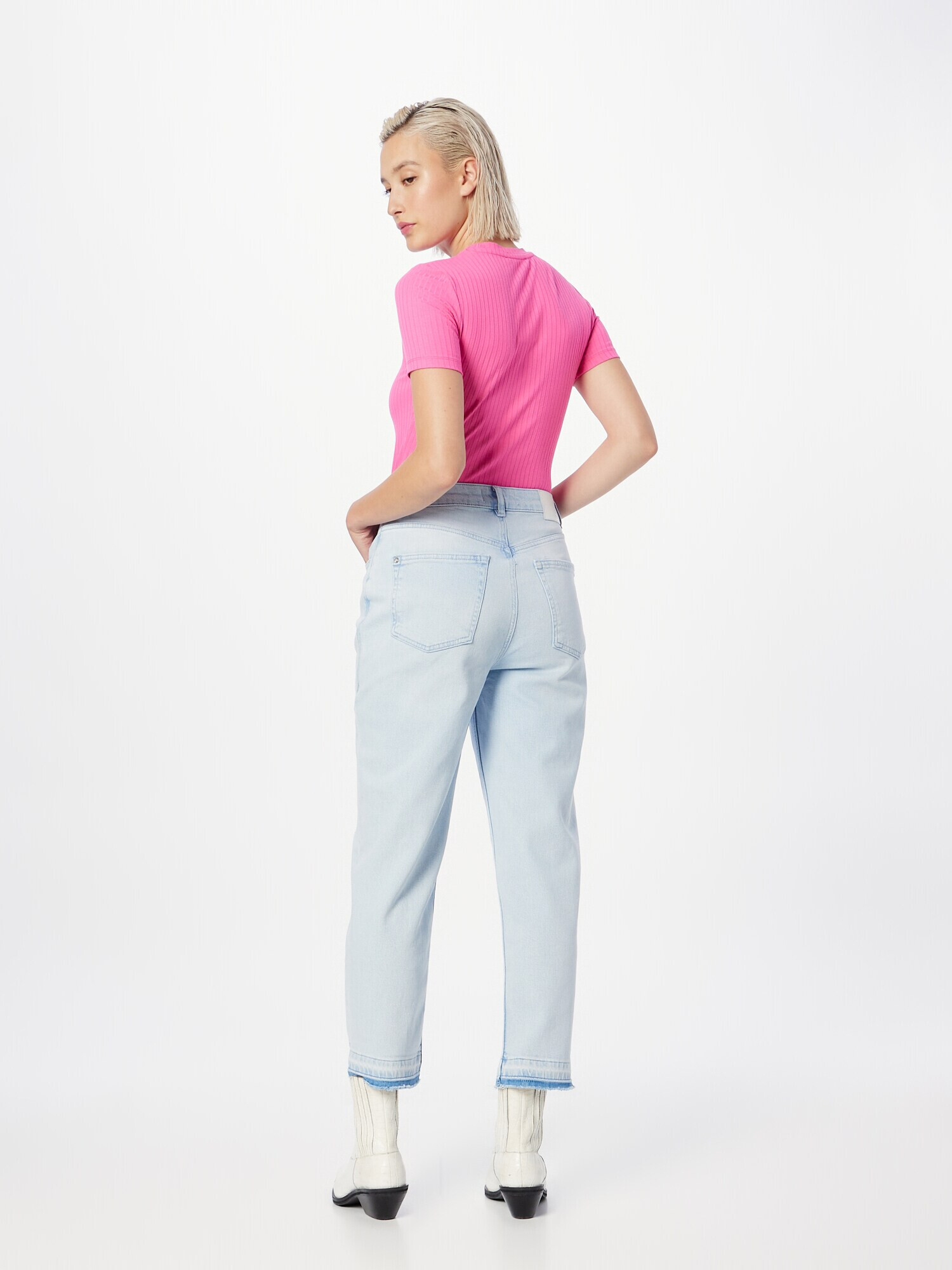 comma casual identity Jeans albastru deschis - Pled.ro