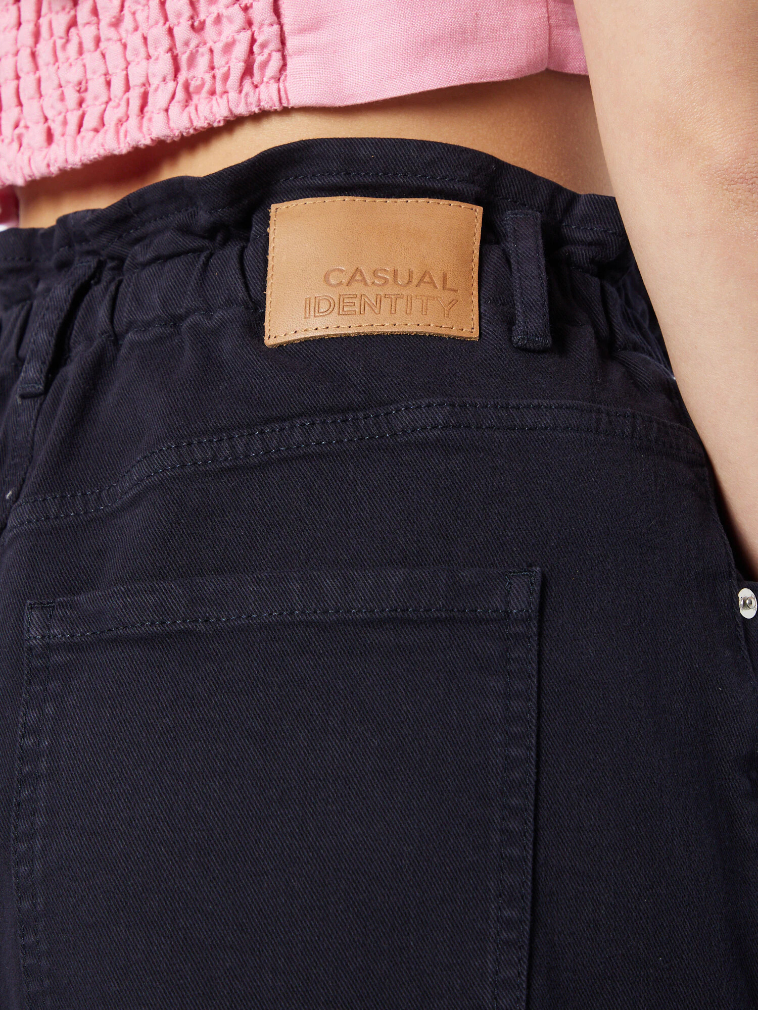 comma casual identity Pantaloni albastru noapte - Pled.ro