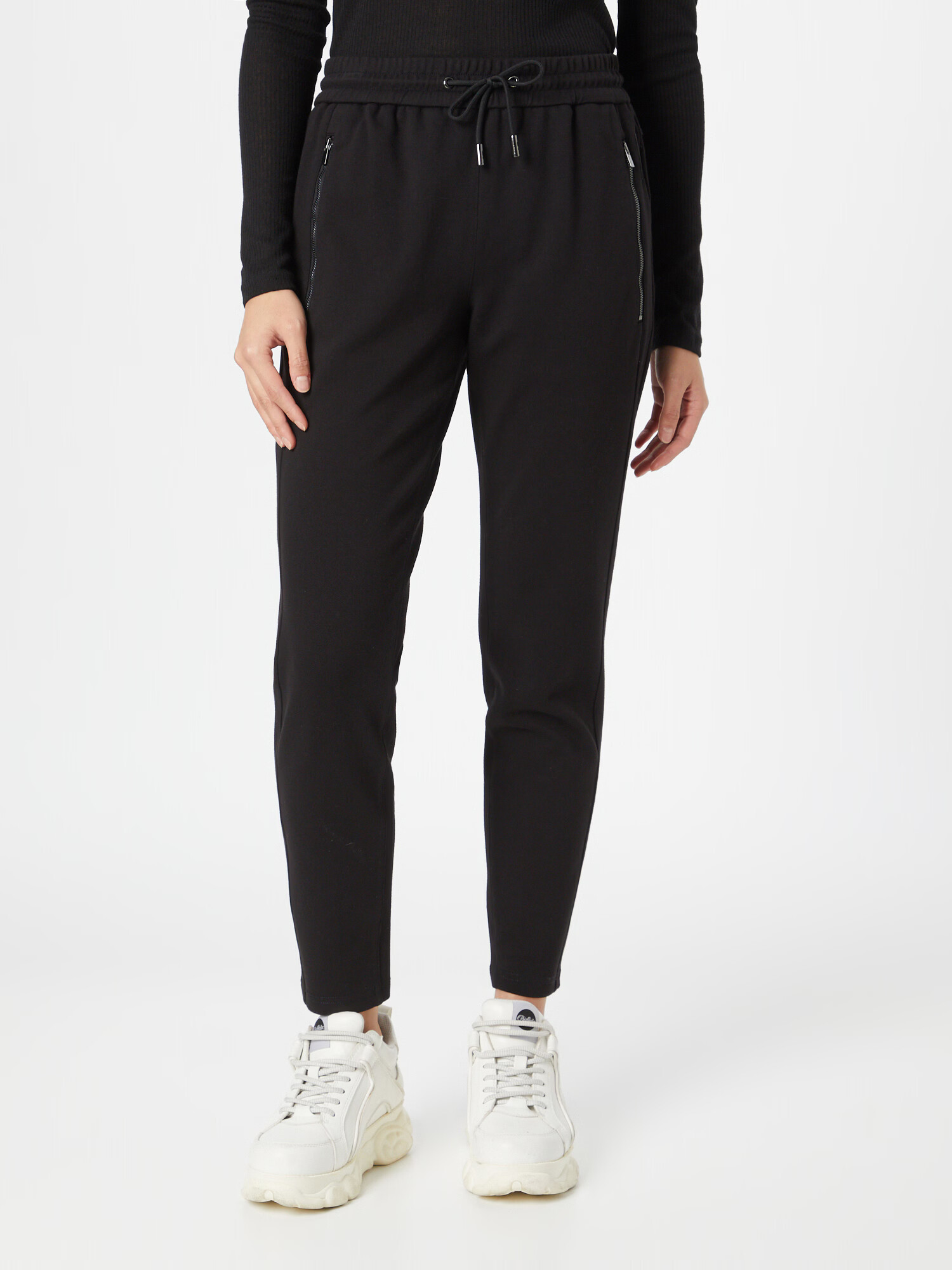 comma casual identity Pantaloni negru - Pled.ro