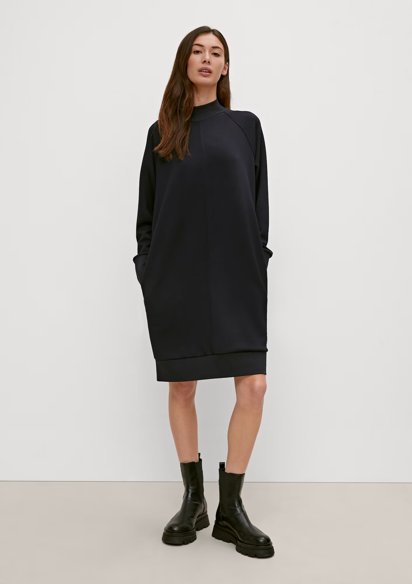 comma casual identity Rochie negru - Pled.ro