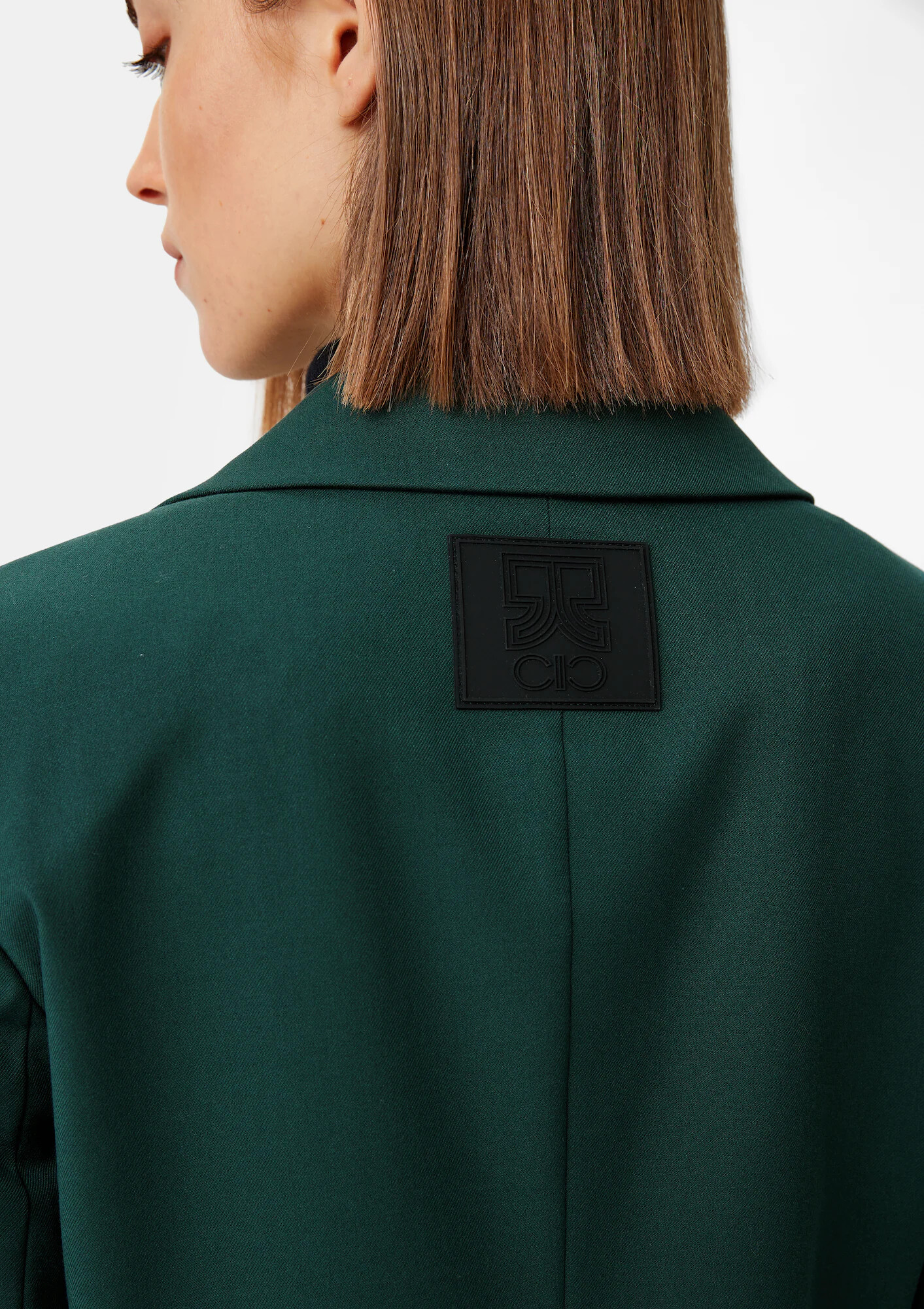 comma casual identity Sacou verde pin / negru - Pled.ro