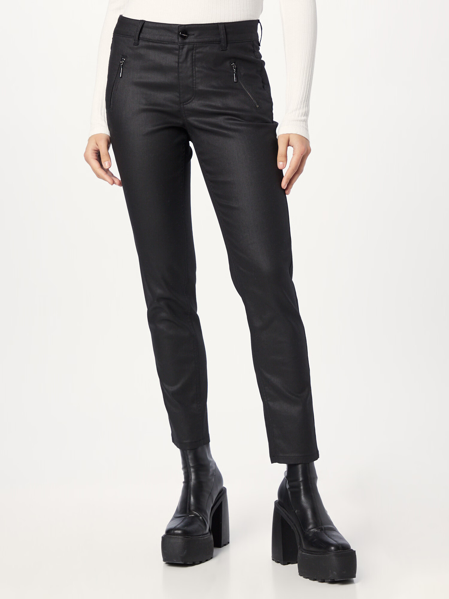 COMMA Jeans negru - Pled.ro