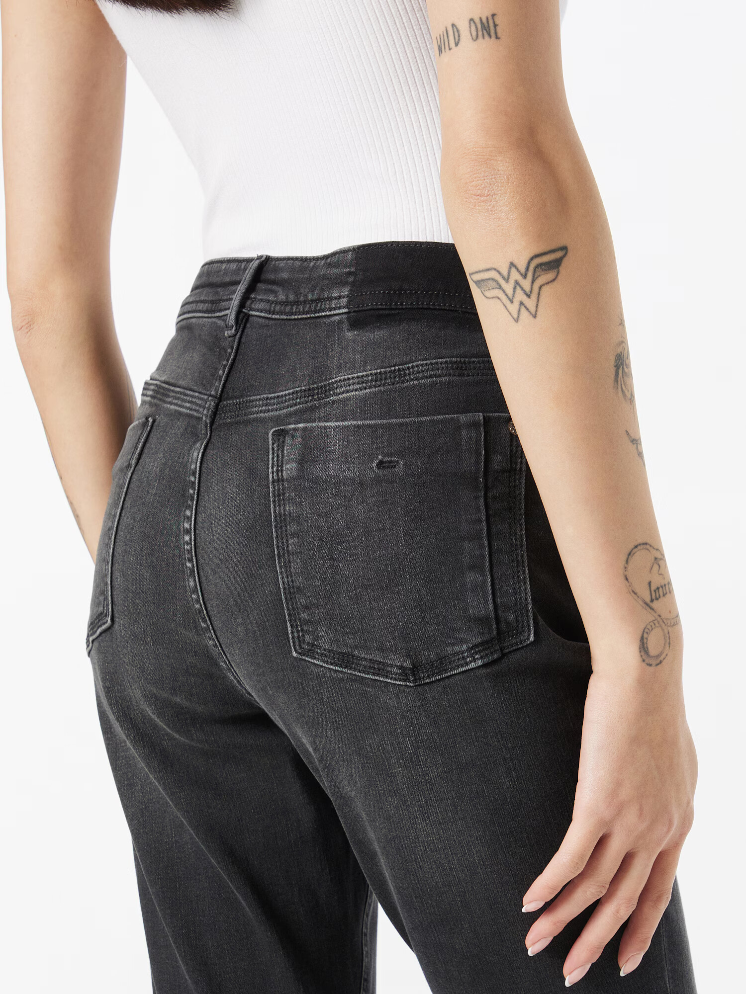 COMMA Jeans negru denim - Pled.ro