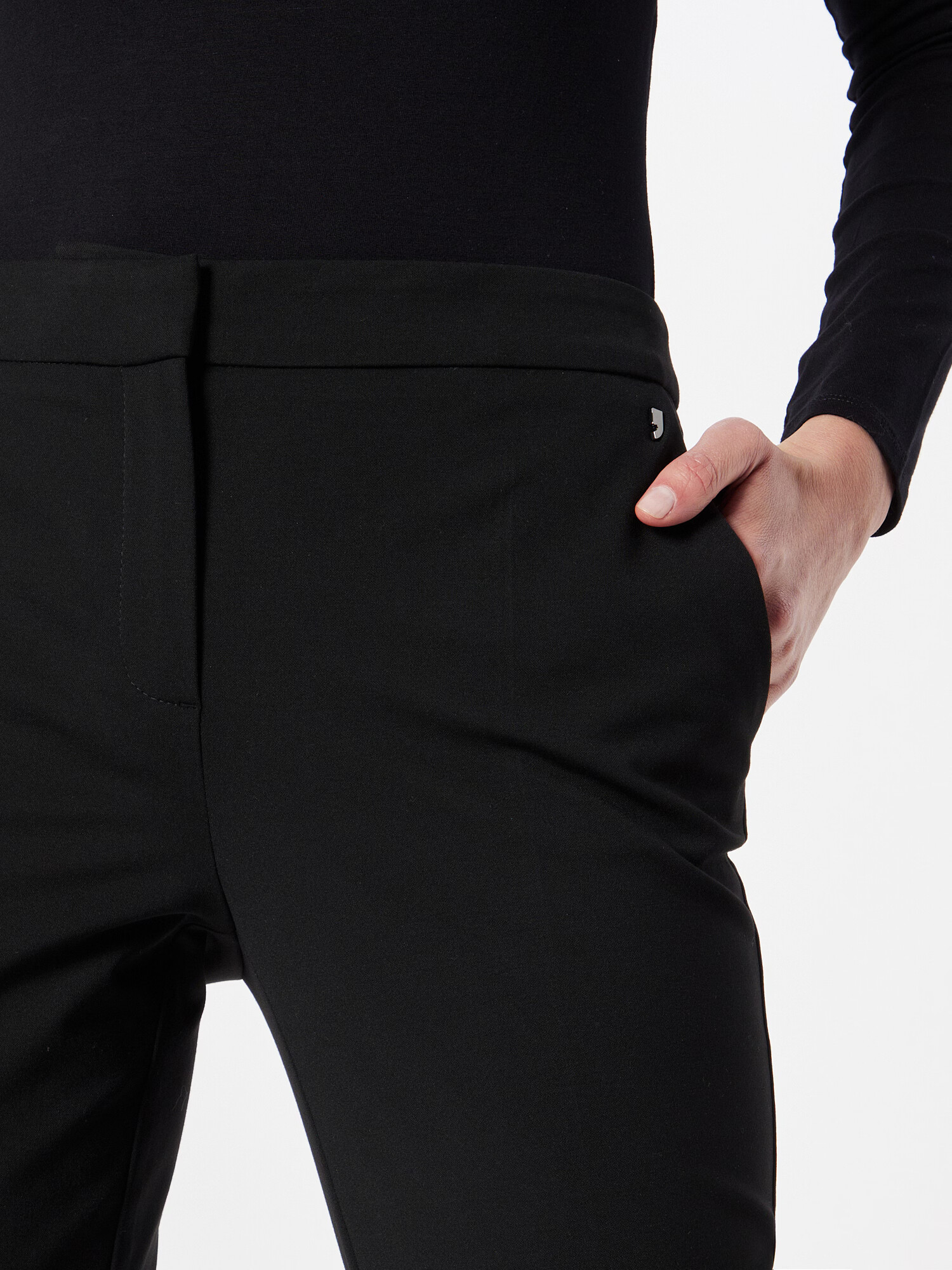 COMMA Pantaloni eleganți negru - Pled.ro