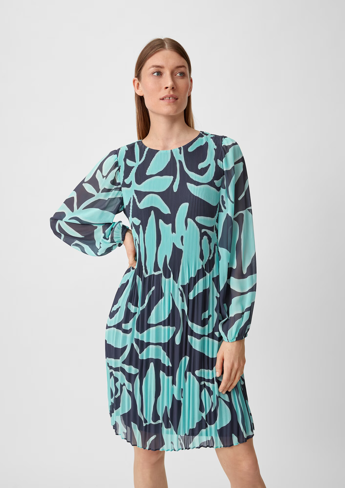 COMMA Rochie bleumarin / turcoaz - Pled.ro