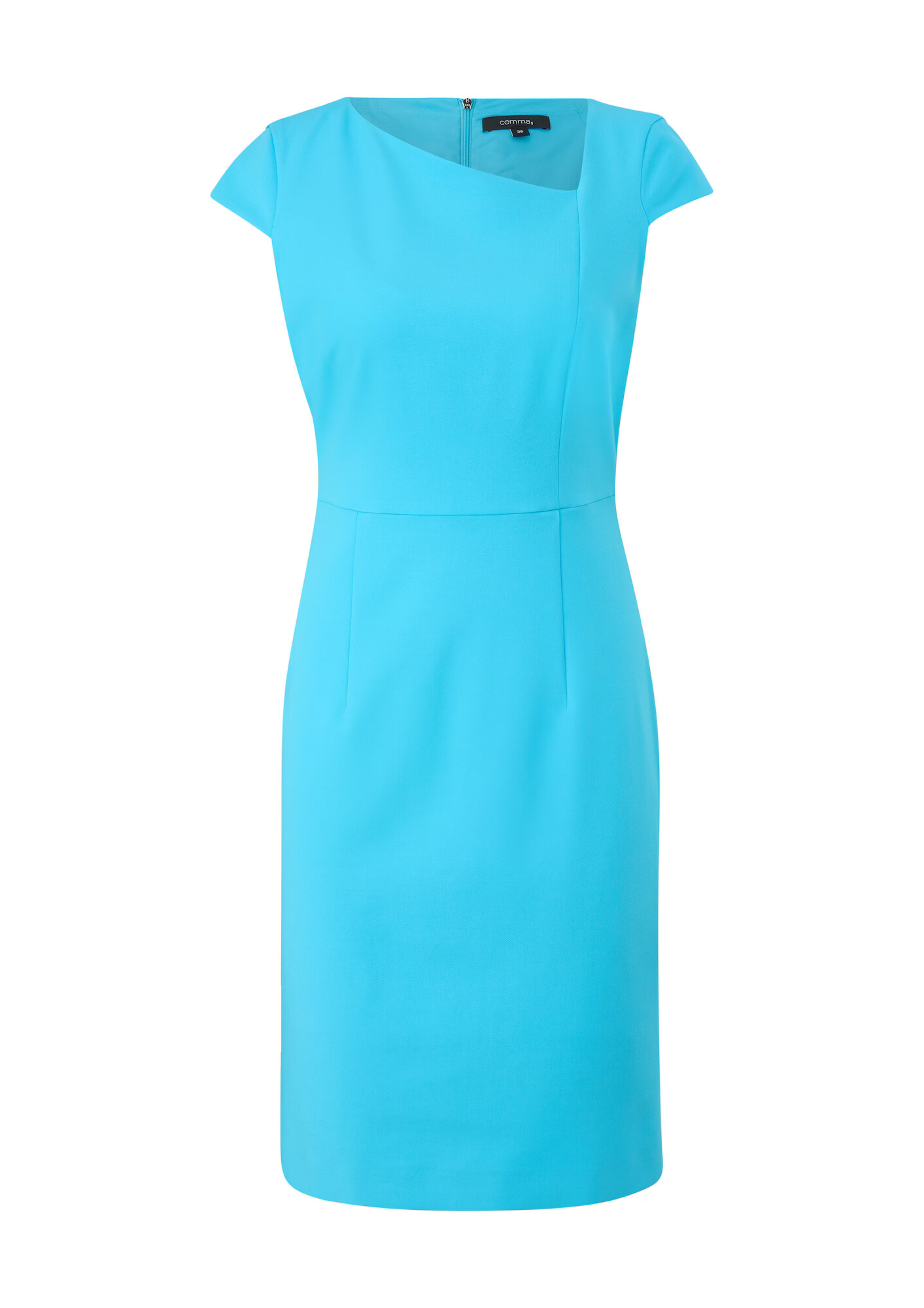 COMMA Rochie de cocktail cyan - Pled.ro