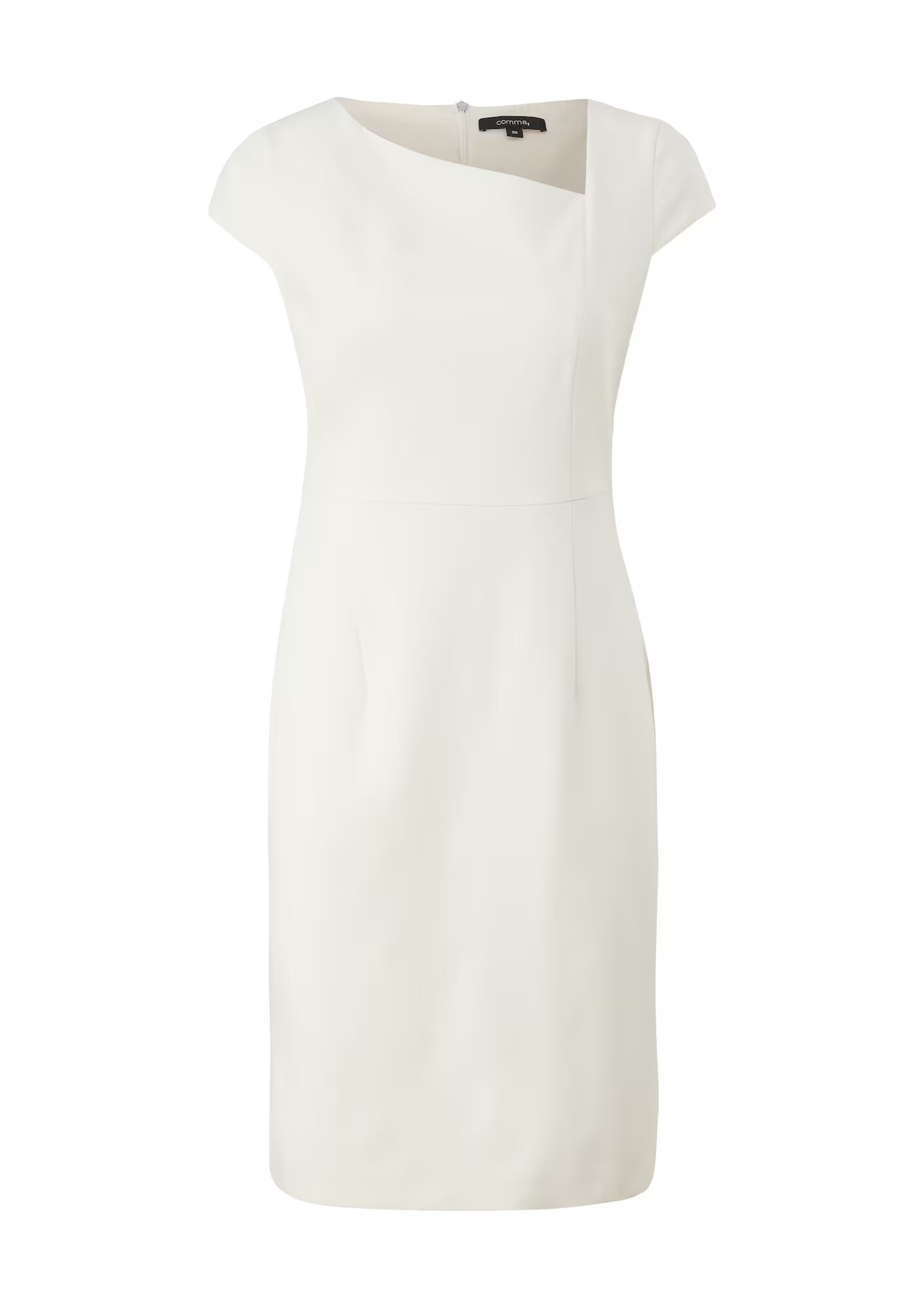 COMMA Rochie de cocktail ecru - Pled.ro